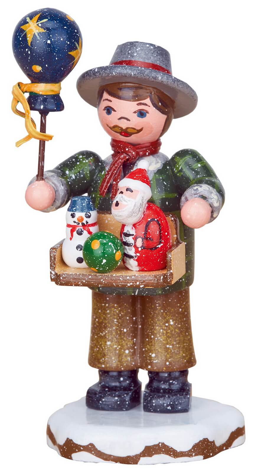 Winter child toy dealer by Hubrig Volkskunst