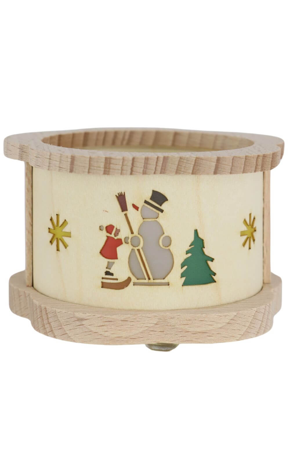 Lantern for tea lights with snowman by Richard Glässer_2