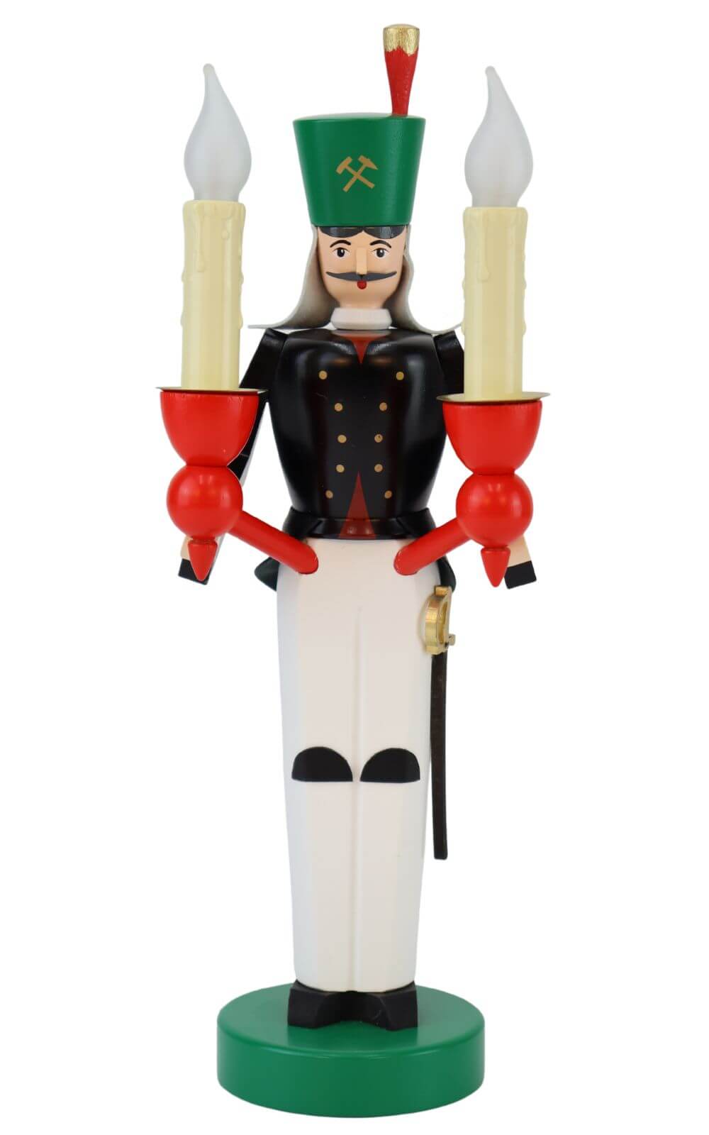 Miner electrically illuminated, 26 cm, colored by Richard Glässer_1