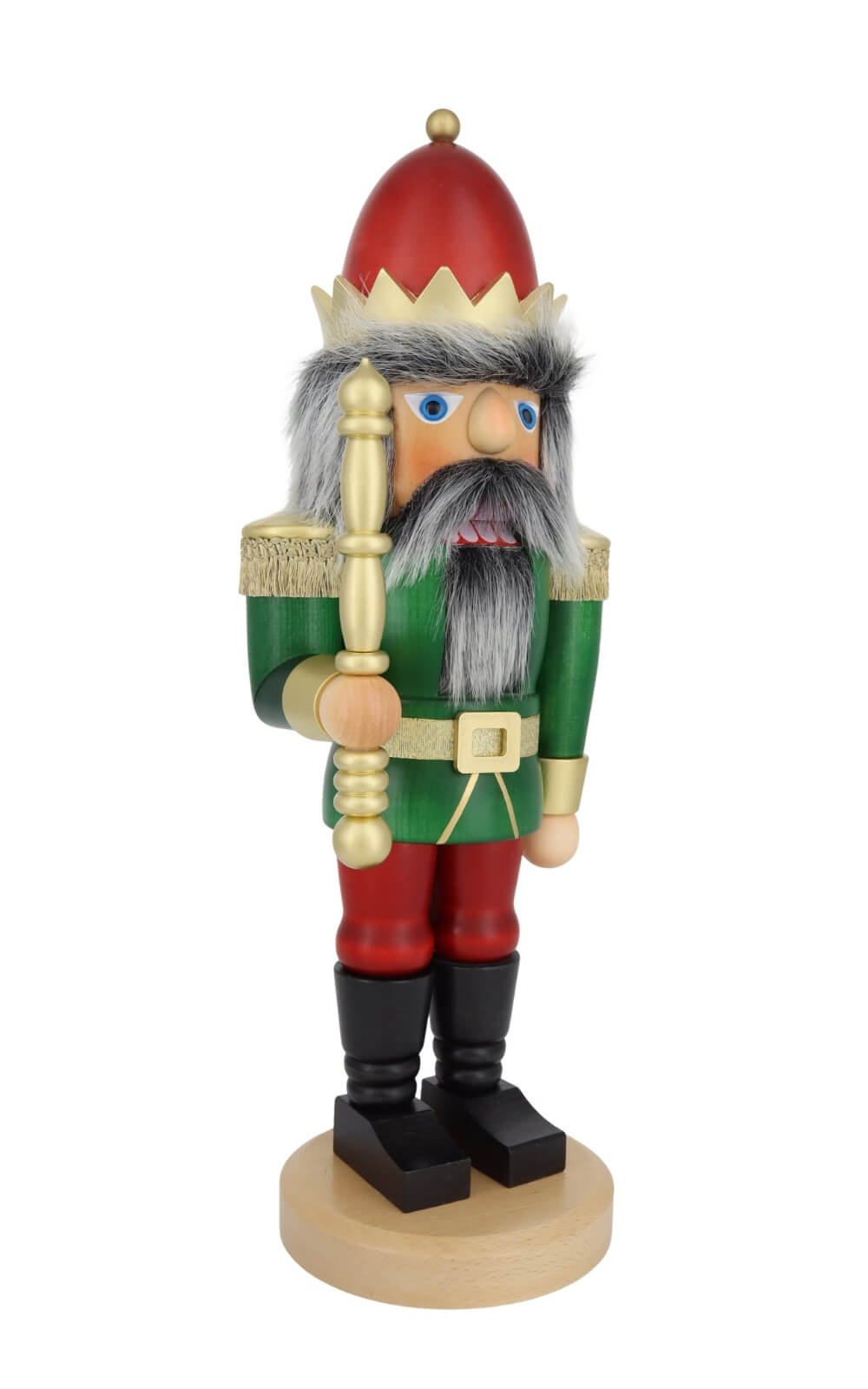 Nutcracker King red-green, 43 cm by Christian Ulbricht_2