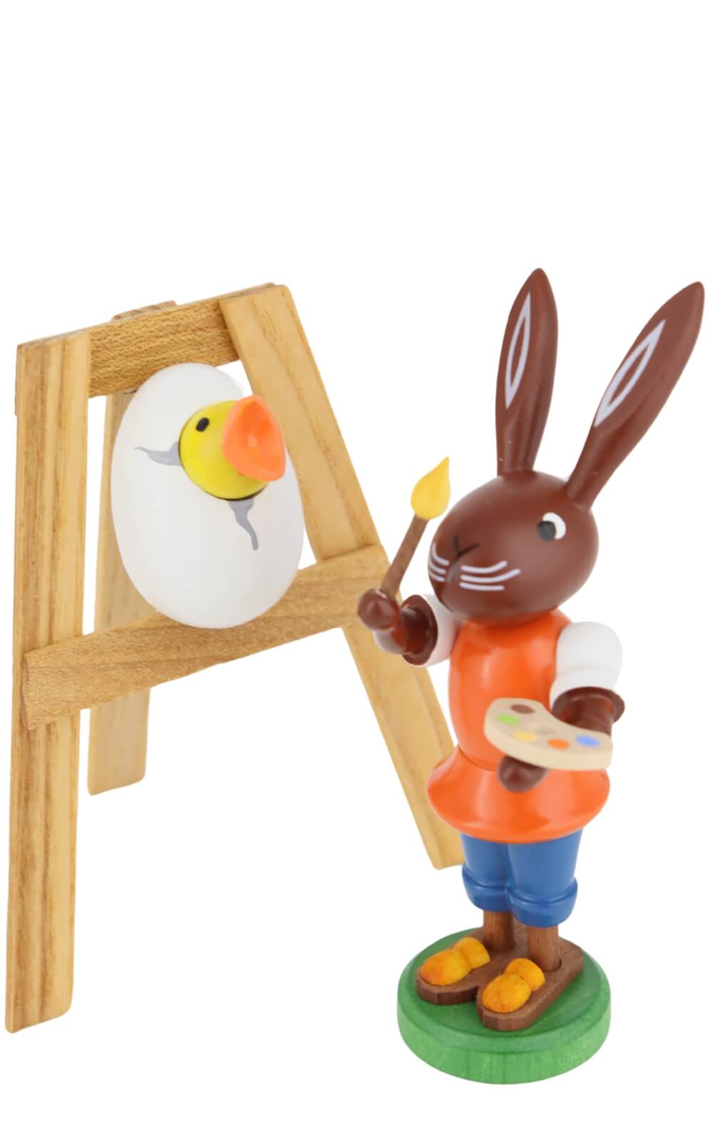 Easter bunny with chick, 9 cm by Thomas Preißler_1