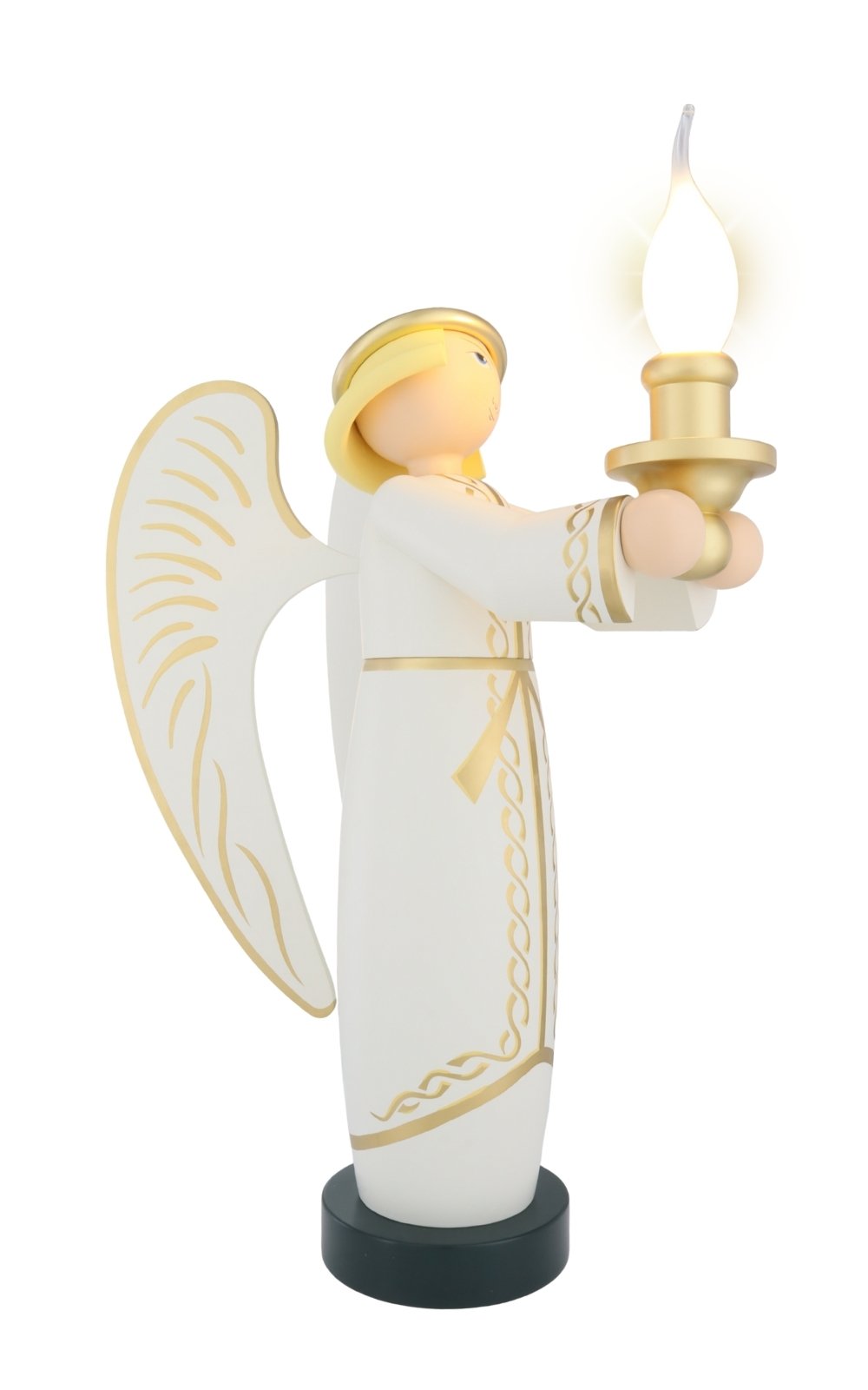 Angel and Miner, Electrically Illuminated, 50 cm by KWO_5