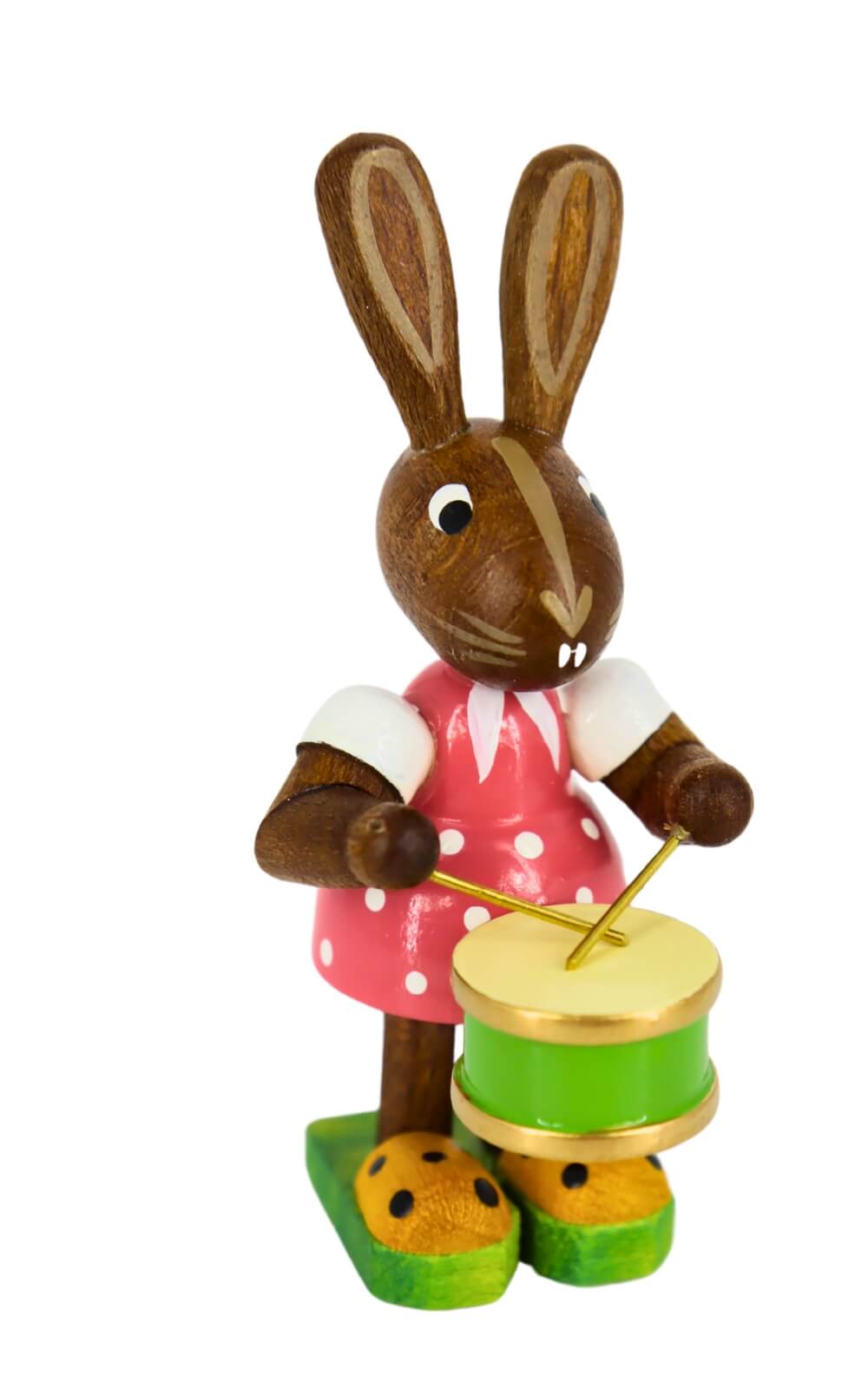 Easter Bunny - Girl with drum by Figurenland Uhlig GmbH - Germany_2