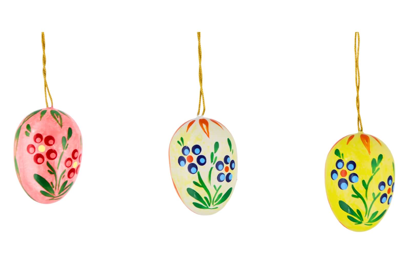 Easter Eggs with flowers, 6 parts_2