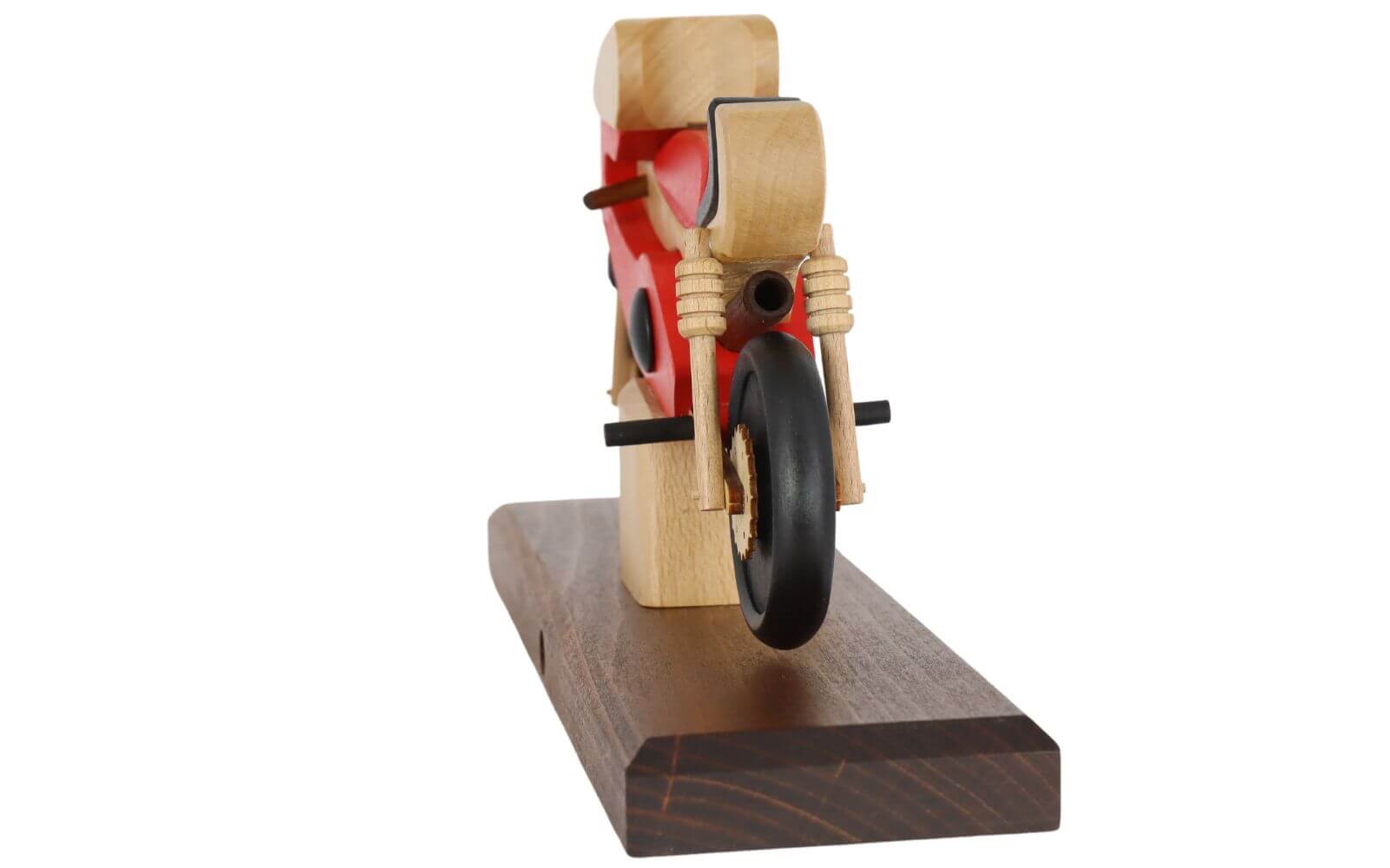 Smoking man - Smoking motorcycle racing machine, red by Gerd Hofmann_4