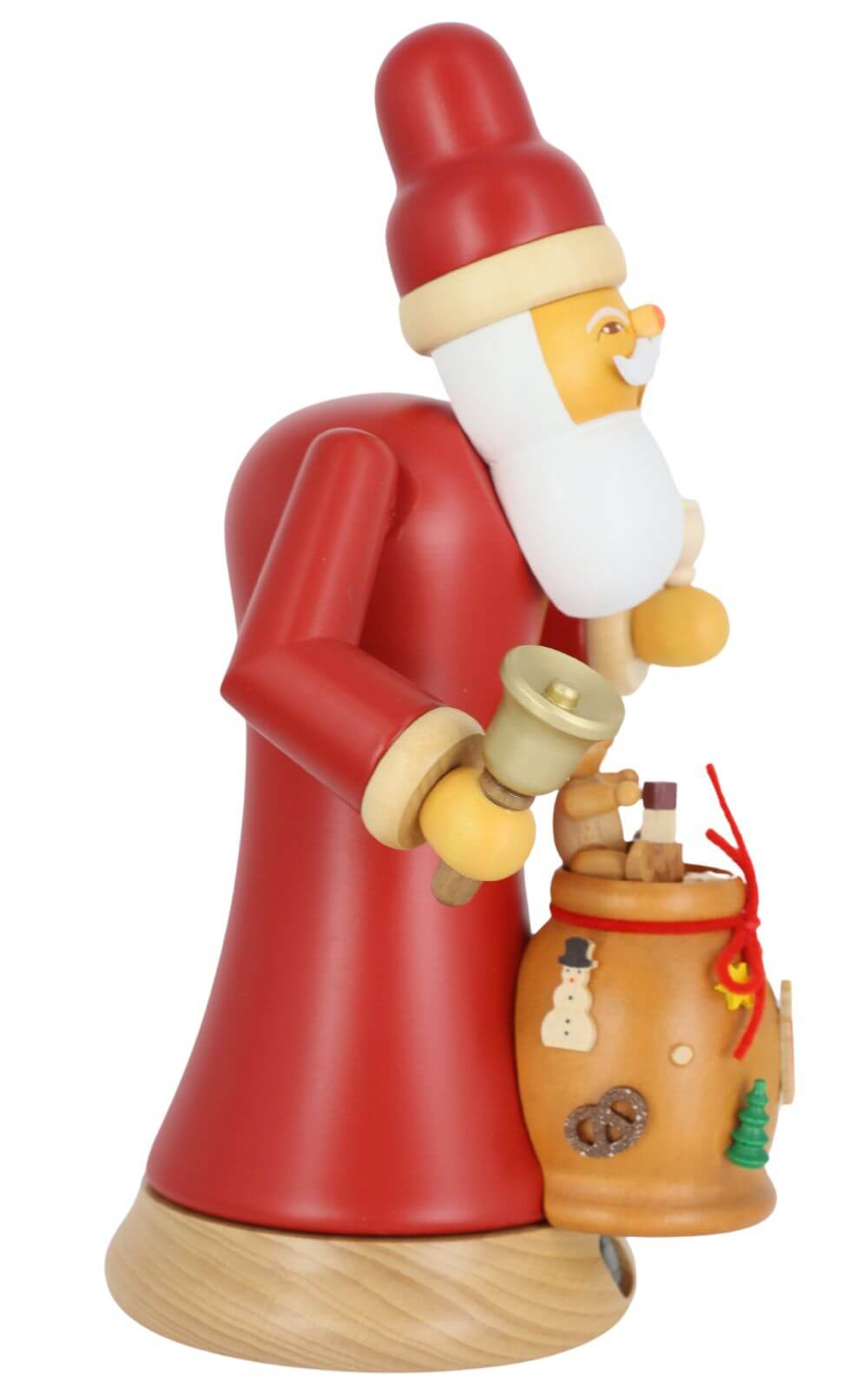 Smoking man Santa Claus with presents by Müller Kleinkunst_2