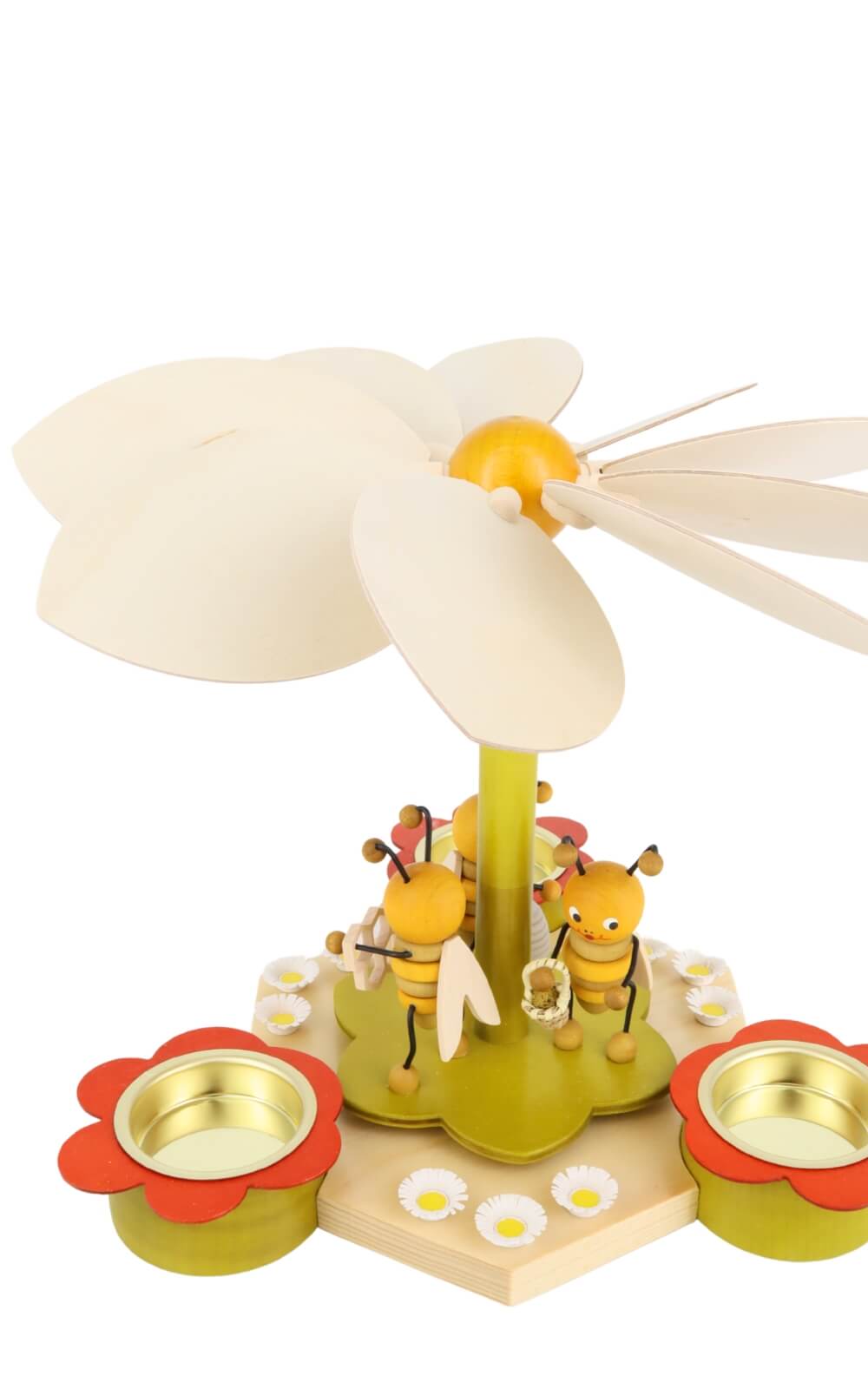 Tea light pyramid with bees, 19 cm by Volker Zenker_1