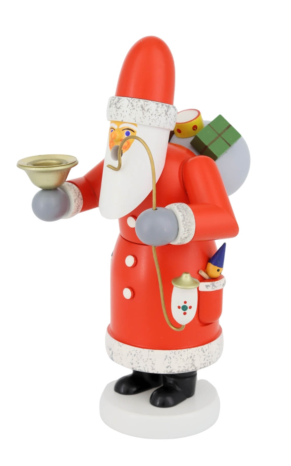 Smoking Man Santa Claus with spout, 18 cm / 7 inch by Jan Stephani