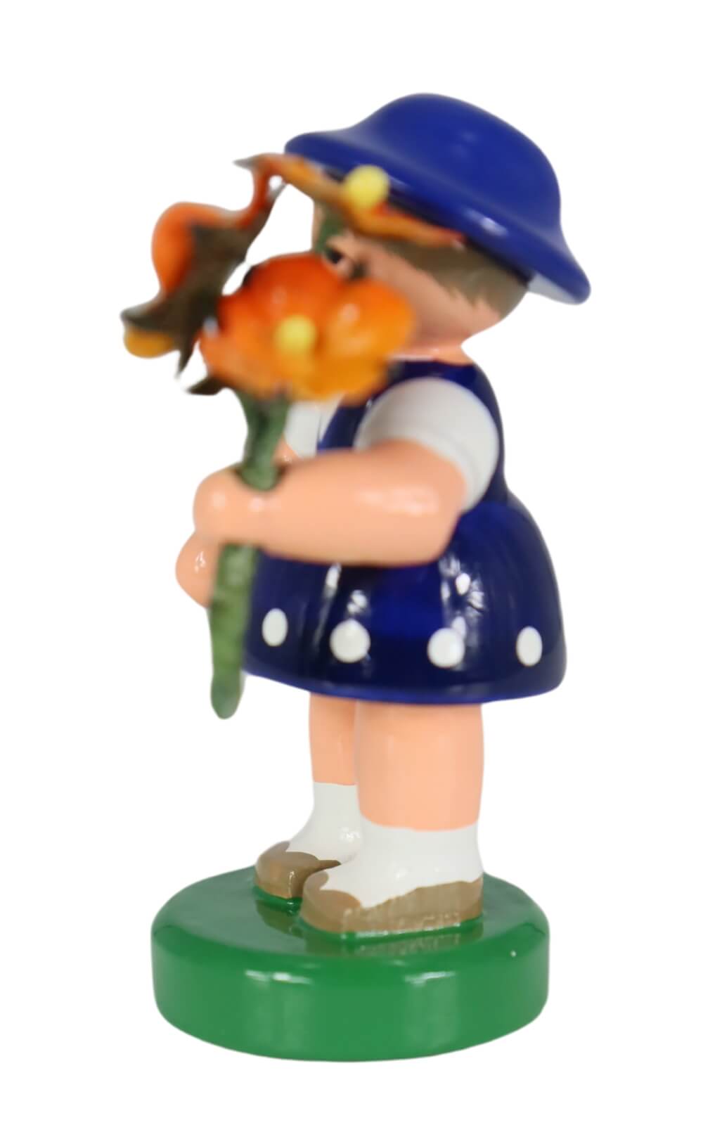 Miniature flower girl, dark blue by Figurenland Uhlig GmbH_3