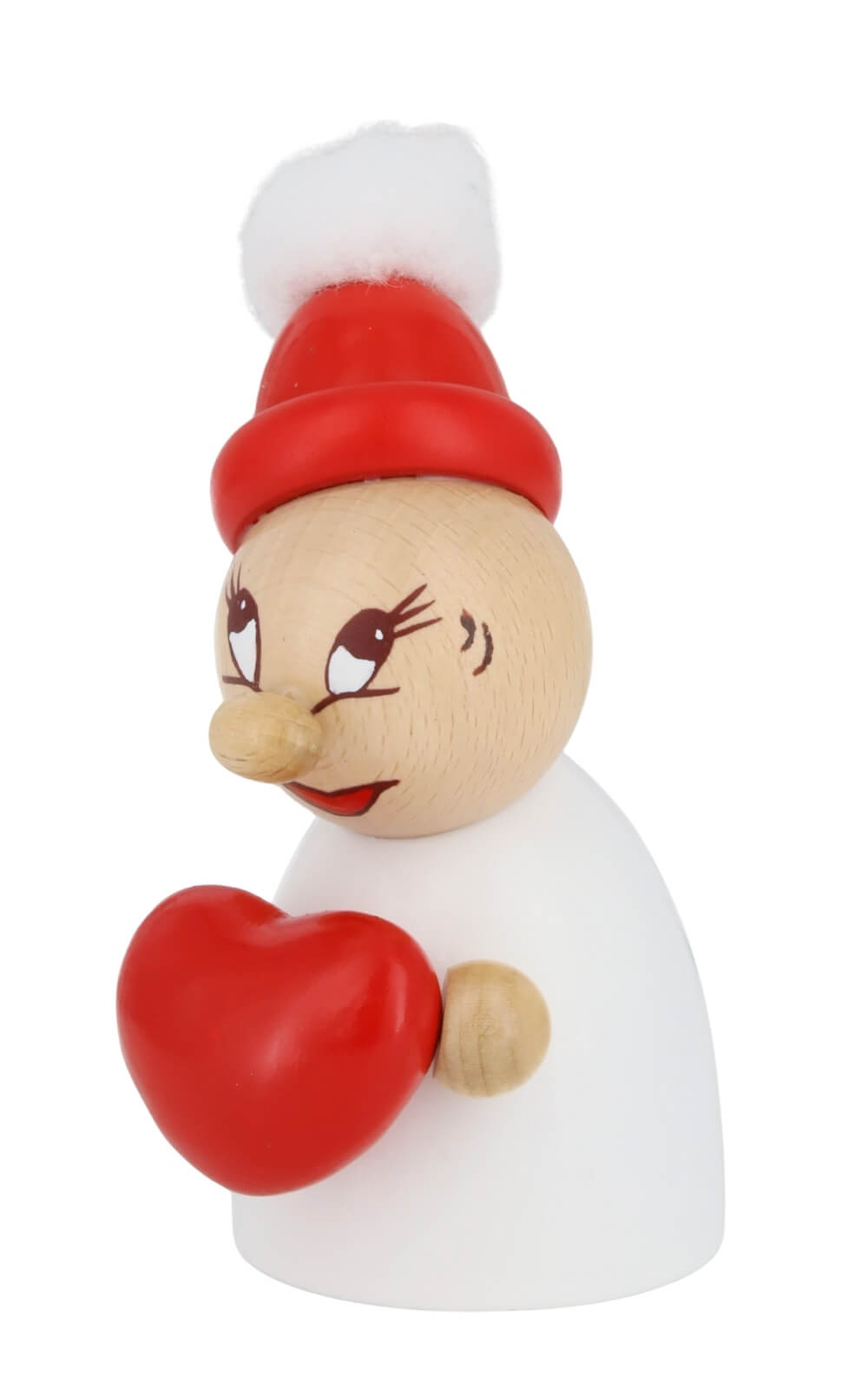 Valentine with red wooden hat and pompom - Clumsy by Steinbach_2