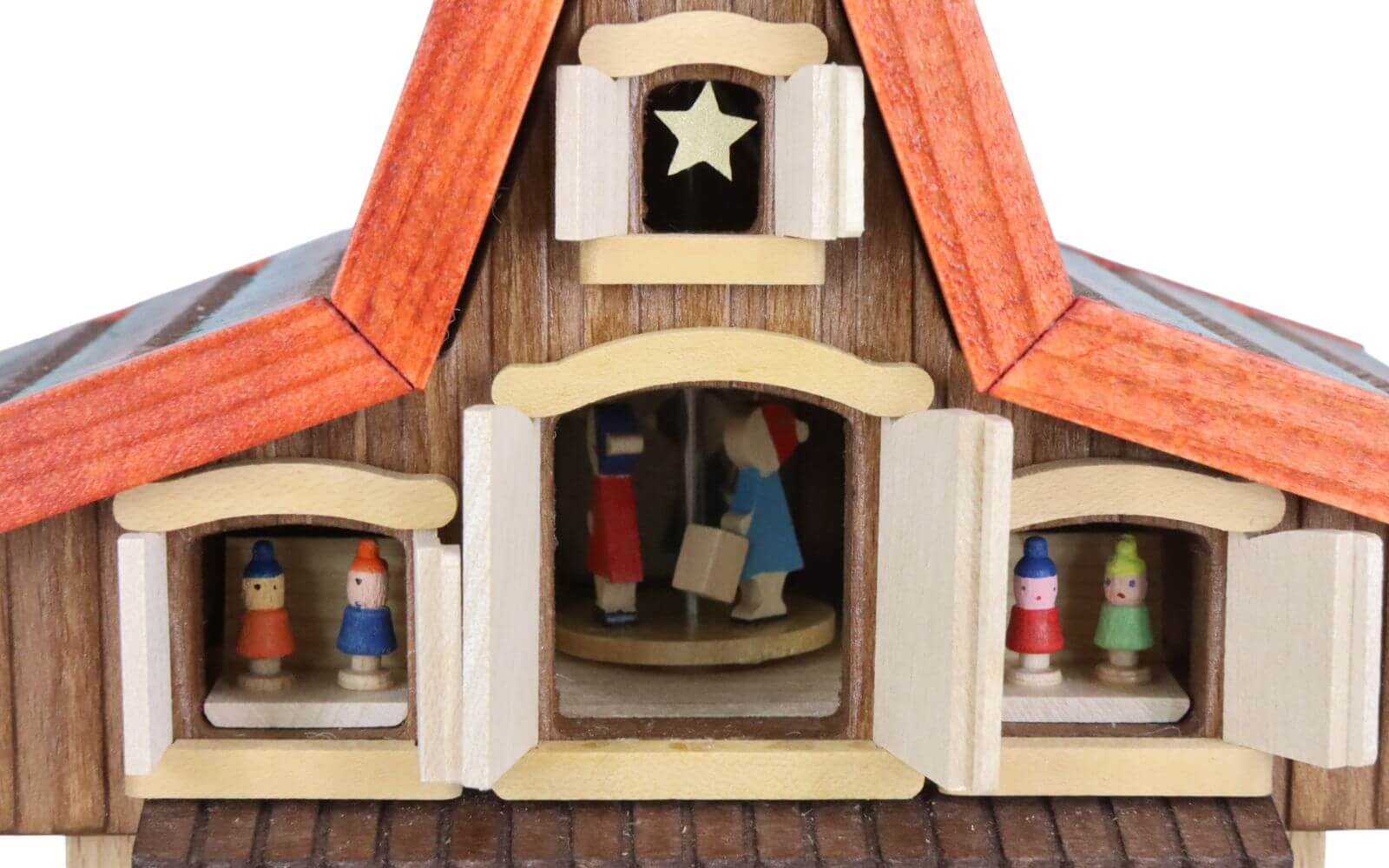 Candle arch Christmas forest with Advent house, 80 cm by Richard Glässer_6