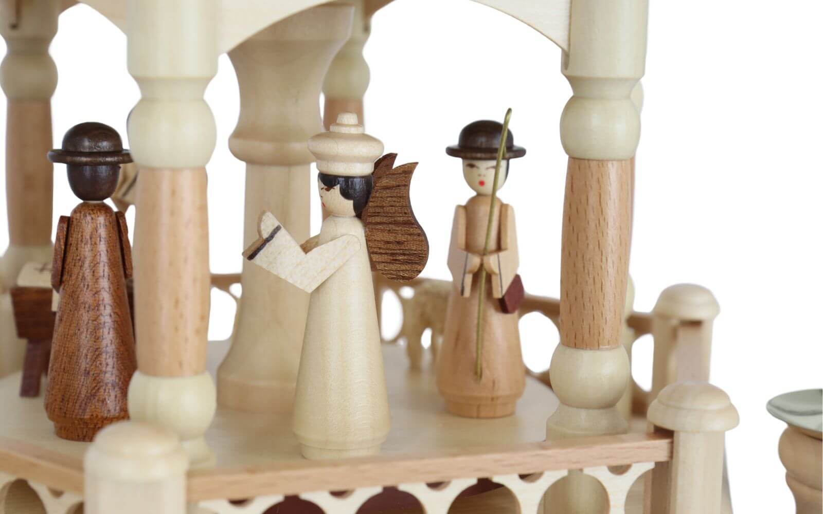 Christmas pyramid Holy Story, 4 - tiered, natural, 64 cm by Müller Kleinkunst_2