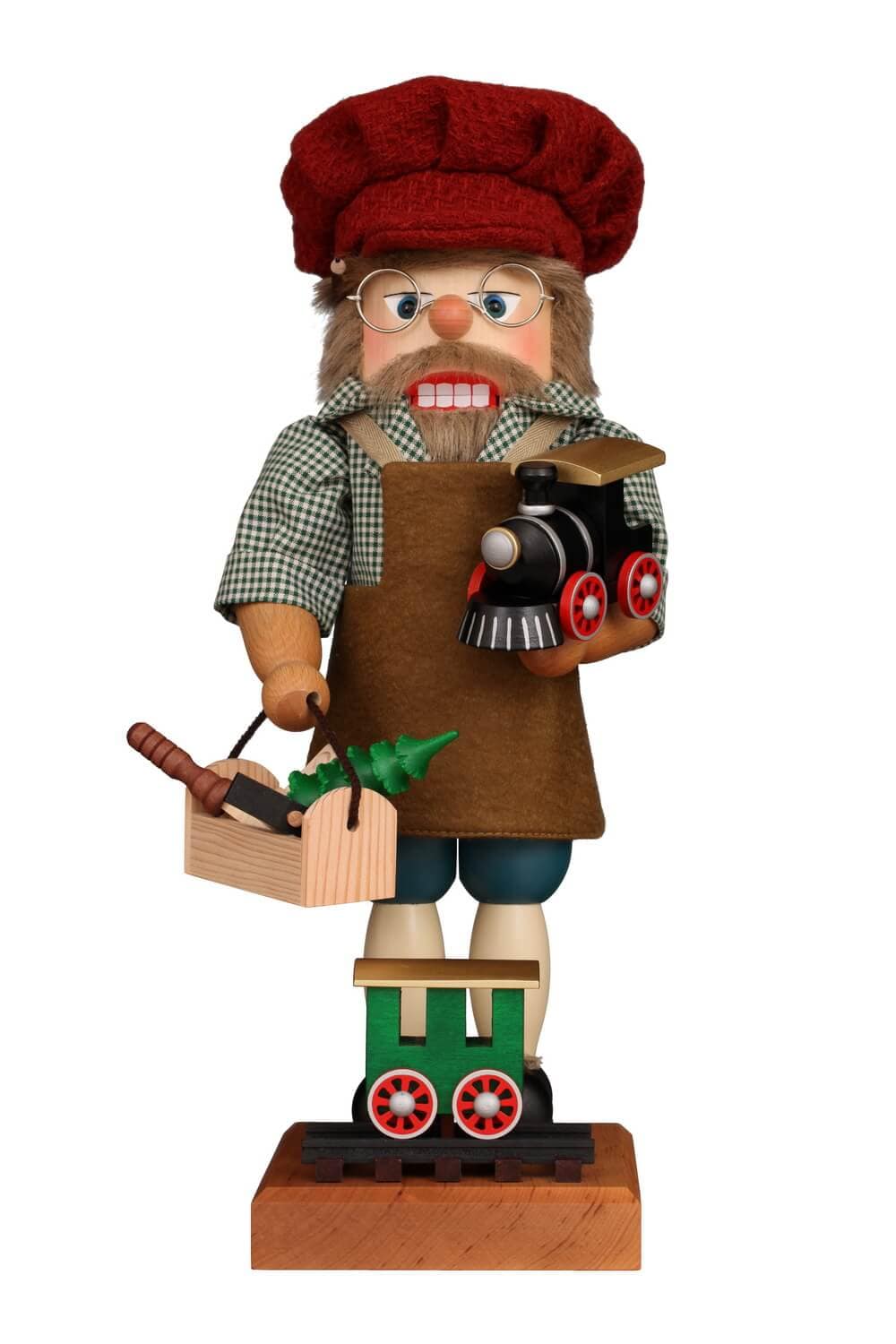 Premium Nutcracker Train Builder, 18.1 in (46 cm) by Christian Ulbricht