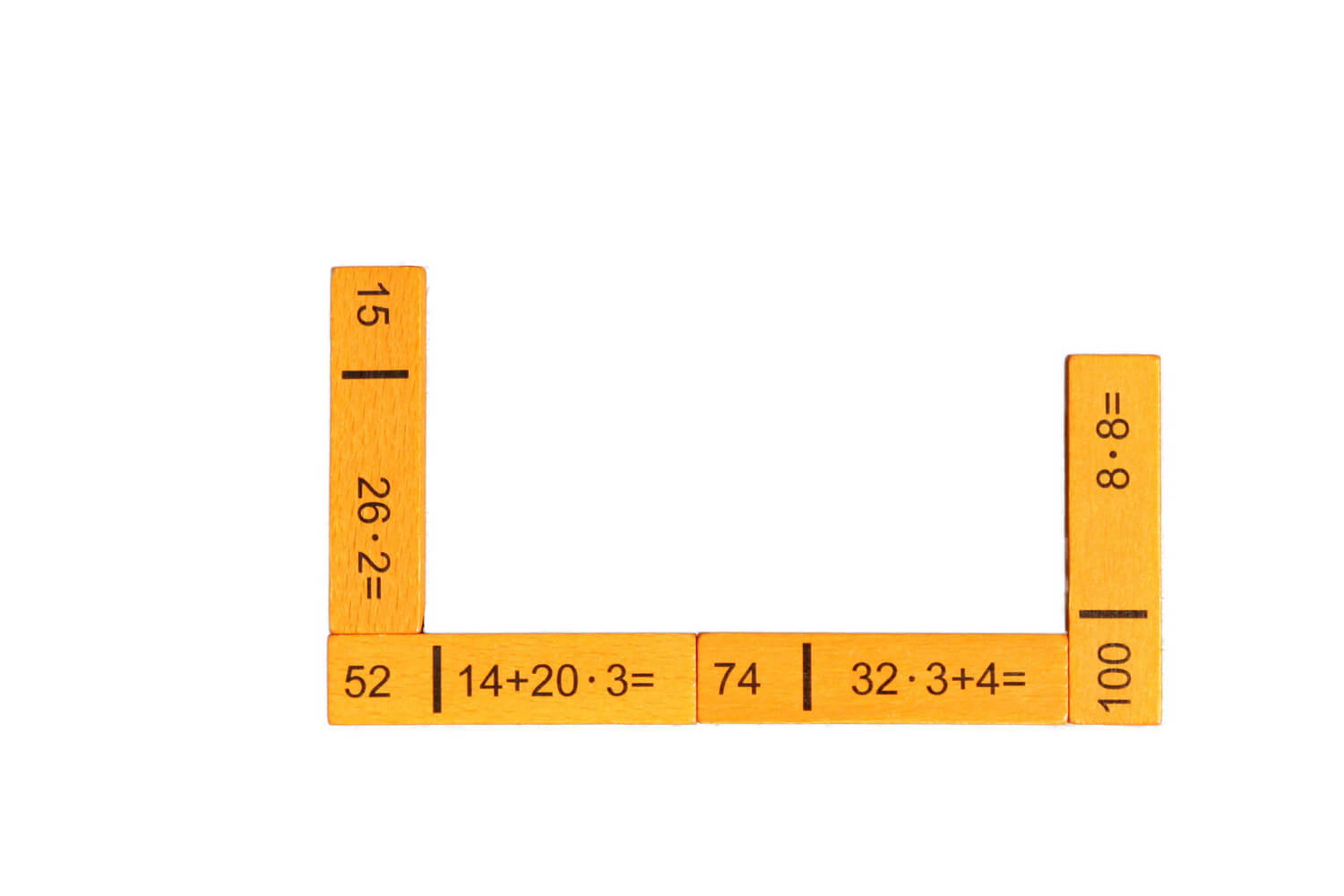 Calculation domino 2 to add and multiply, 40 parts by Ebert GmbH_1