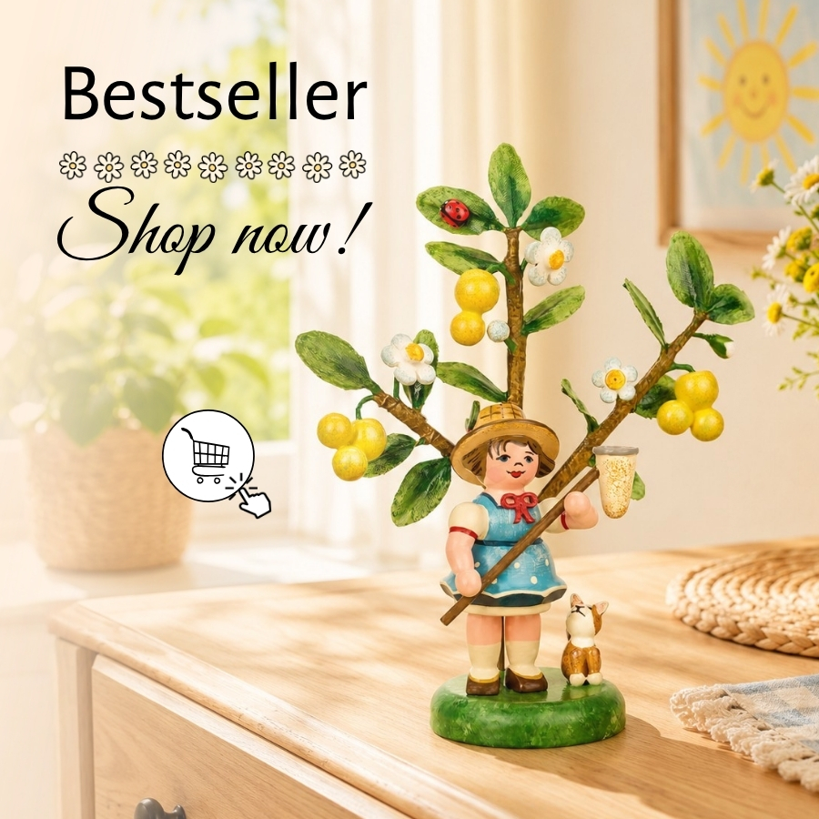 Hubrig year figure 2026 - Mirabelle by Hubrig Volkskunst