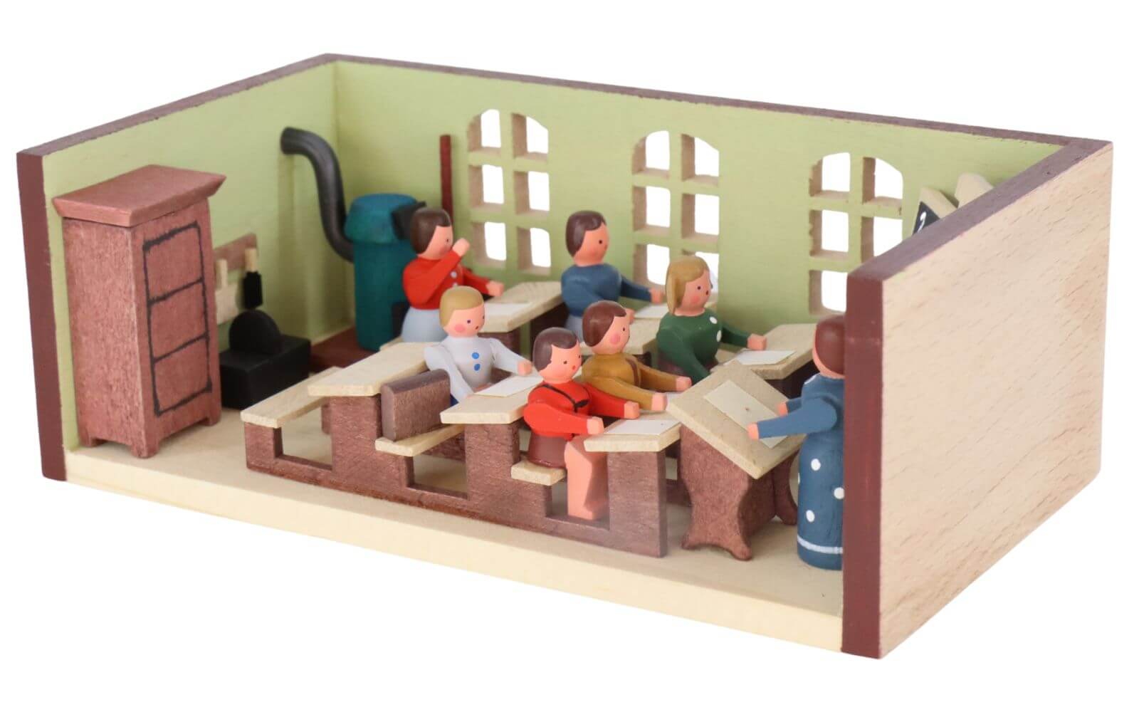 Miniature room school teacher by Gunter Flath_1