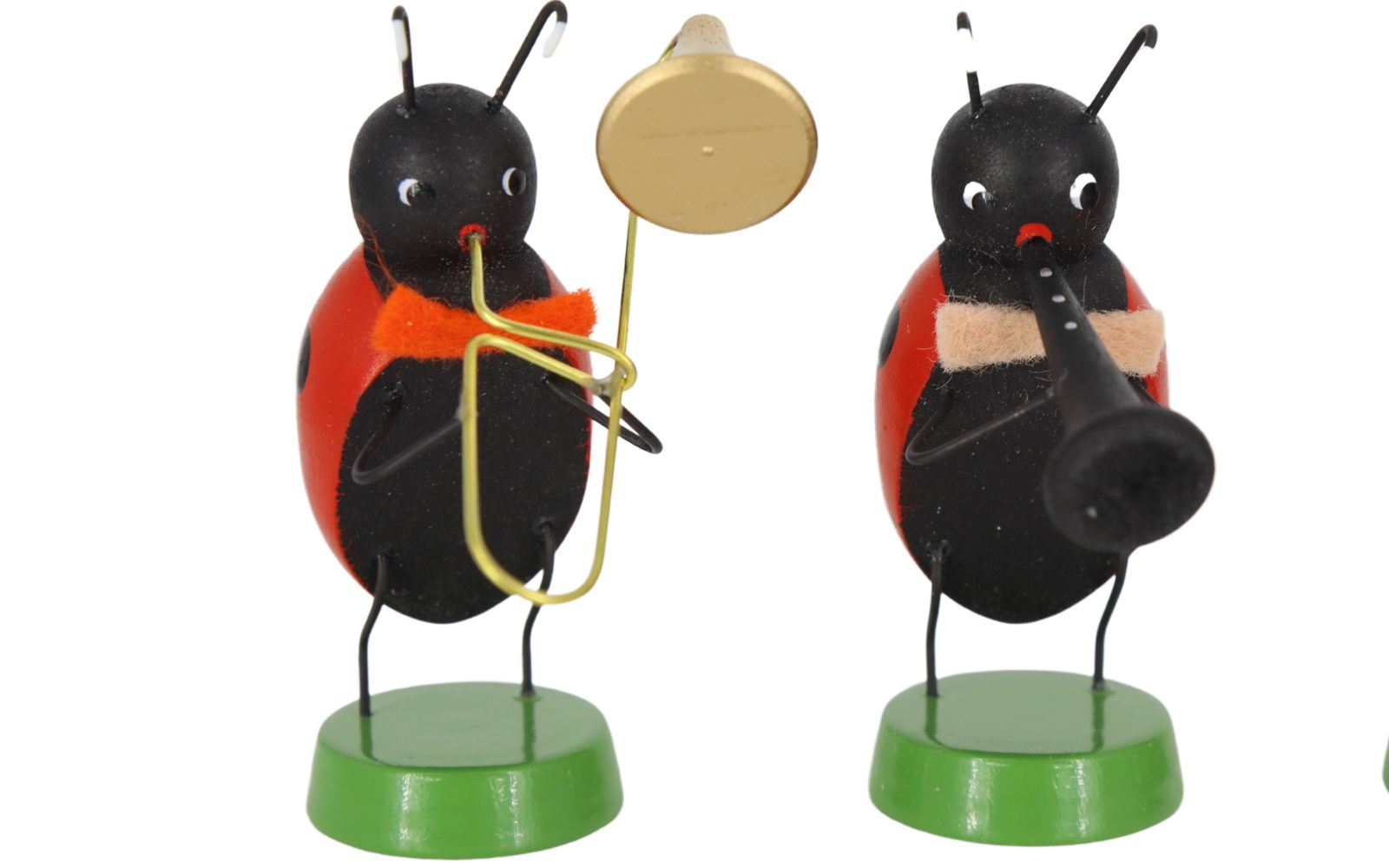 Miniature spring chapel with 4 ladybug musicians, 7 cm by Ralf Zenker_3