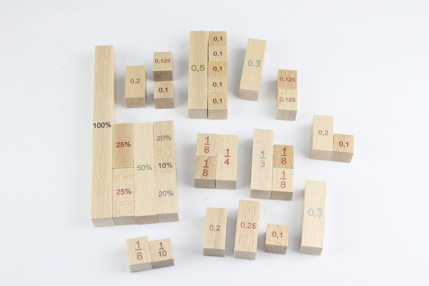 Fraction-and percent calculation game with 33 parts by Ebert GmbH_pic3