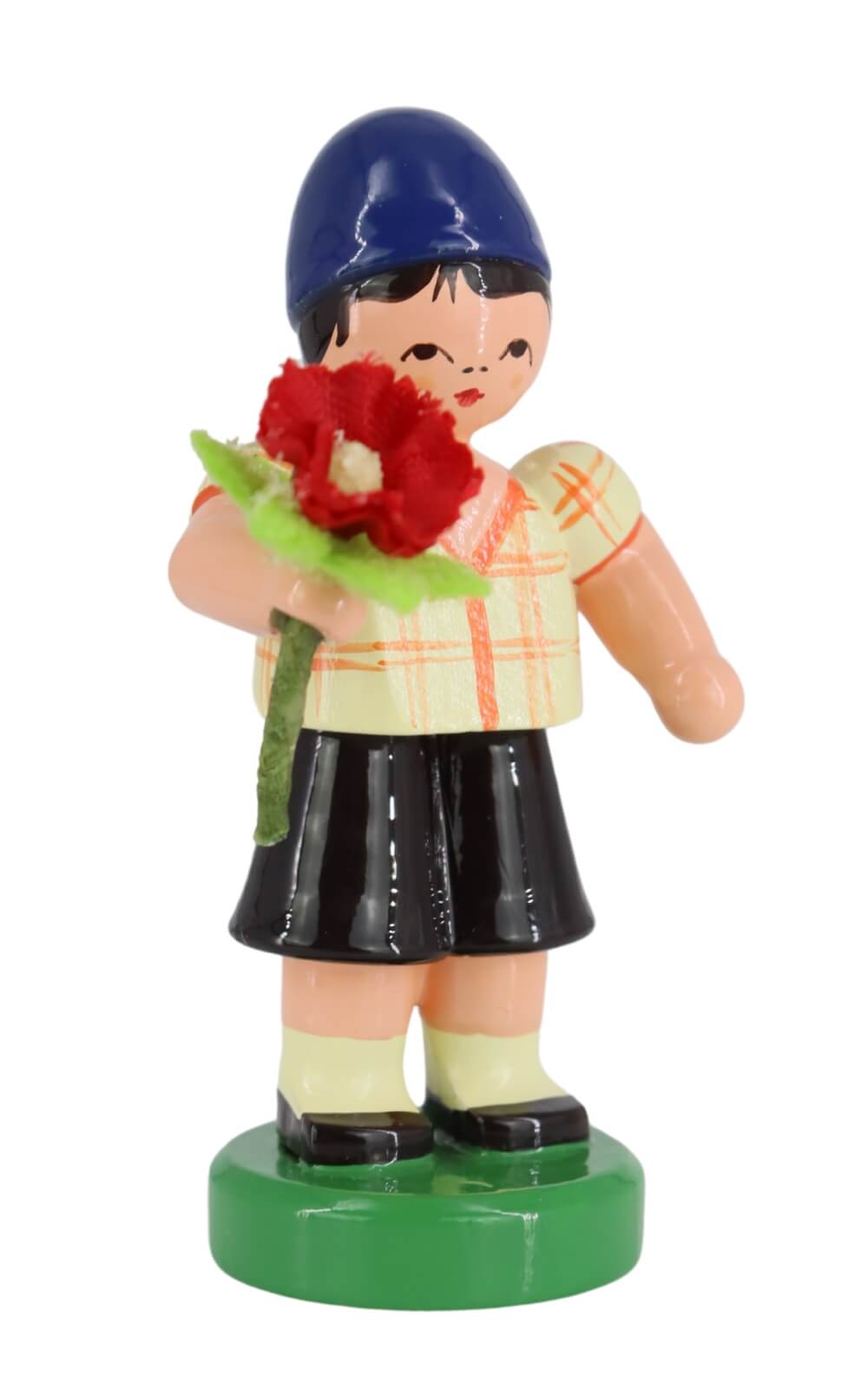 Miniature flower child - boy, light yellow/blue by Figurenland Uhlig GmbH_3