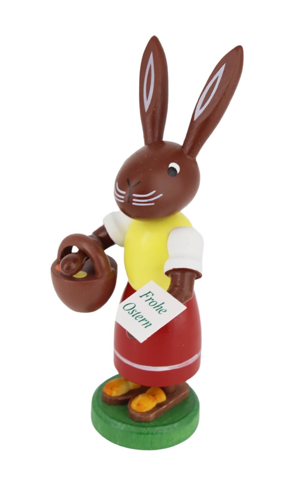 Easter bunny with hand basket, 9 cm by Thomas Preißler_2
