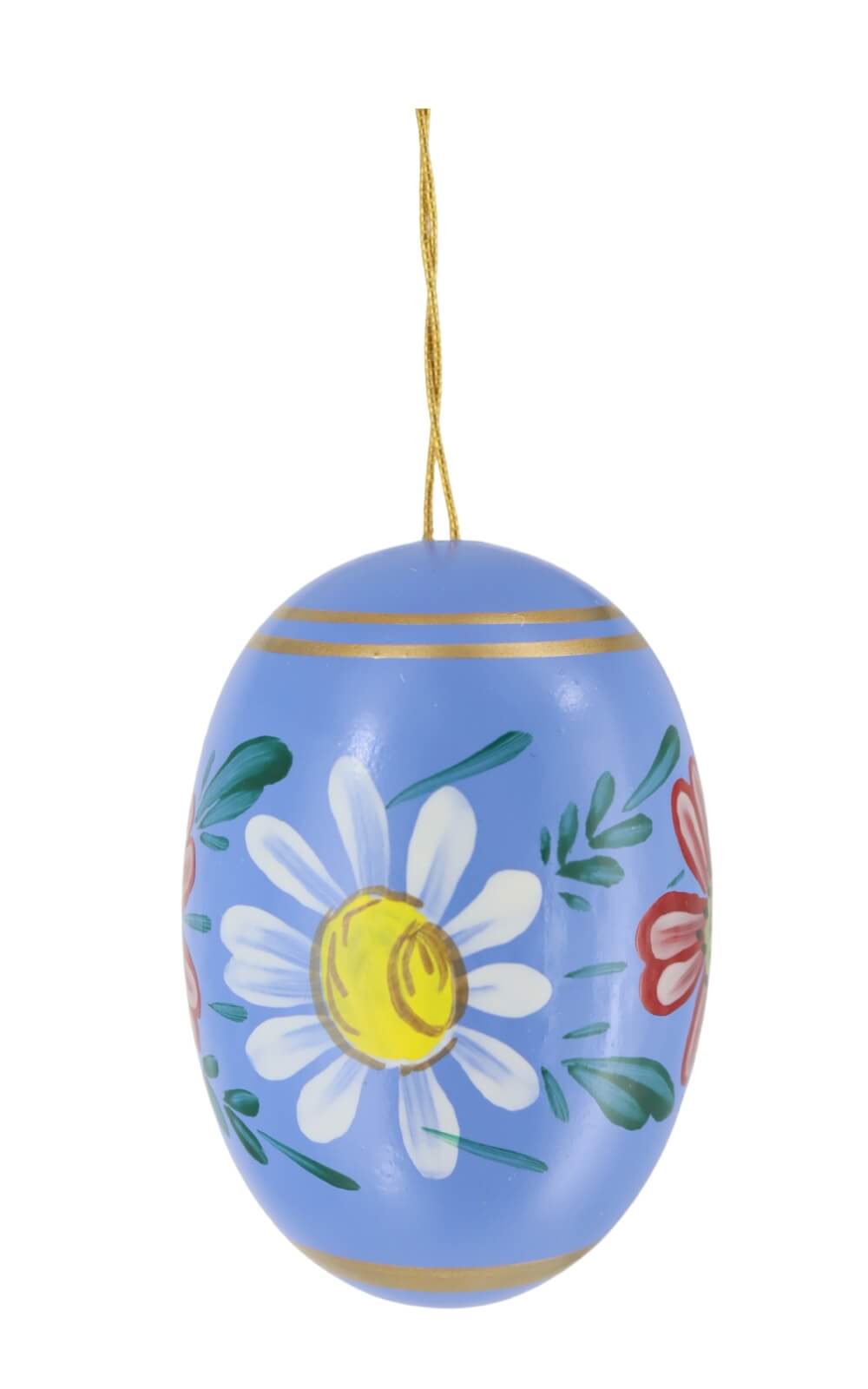 Easter egg blue with flowers by Figurenland Uhlig GmbH_1