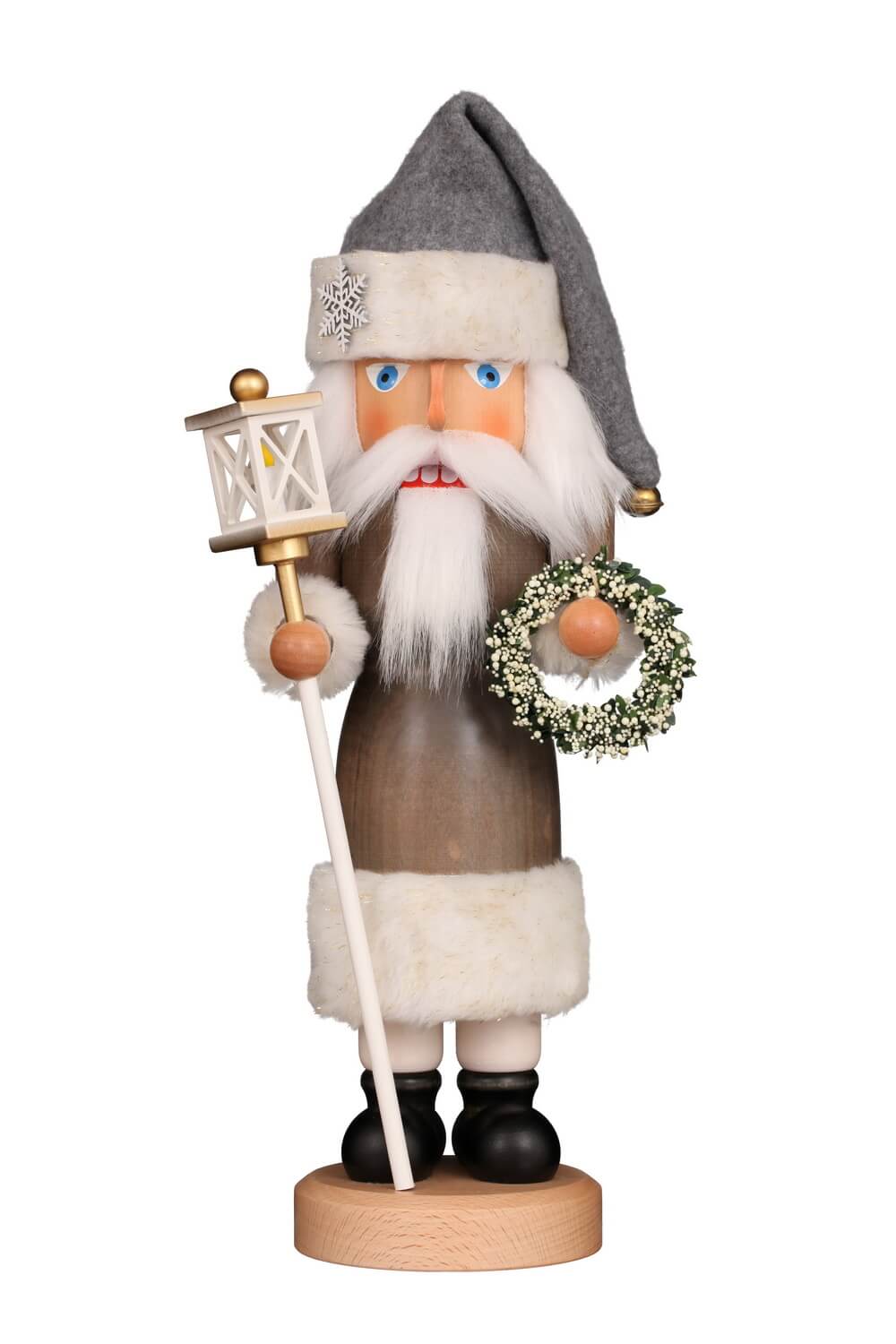 Nutcracker Santa Claus with wreath, 41 cm by Christian Ulbricht