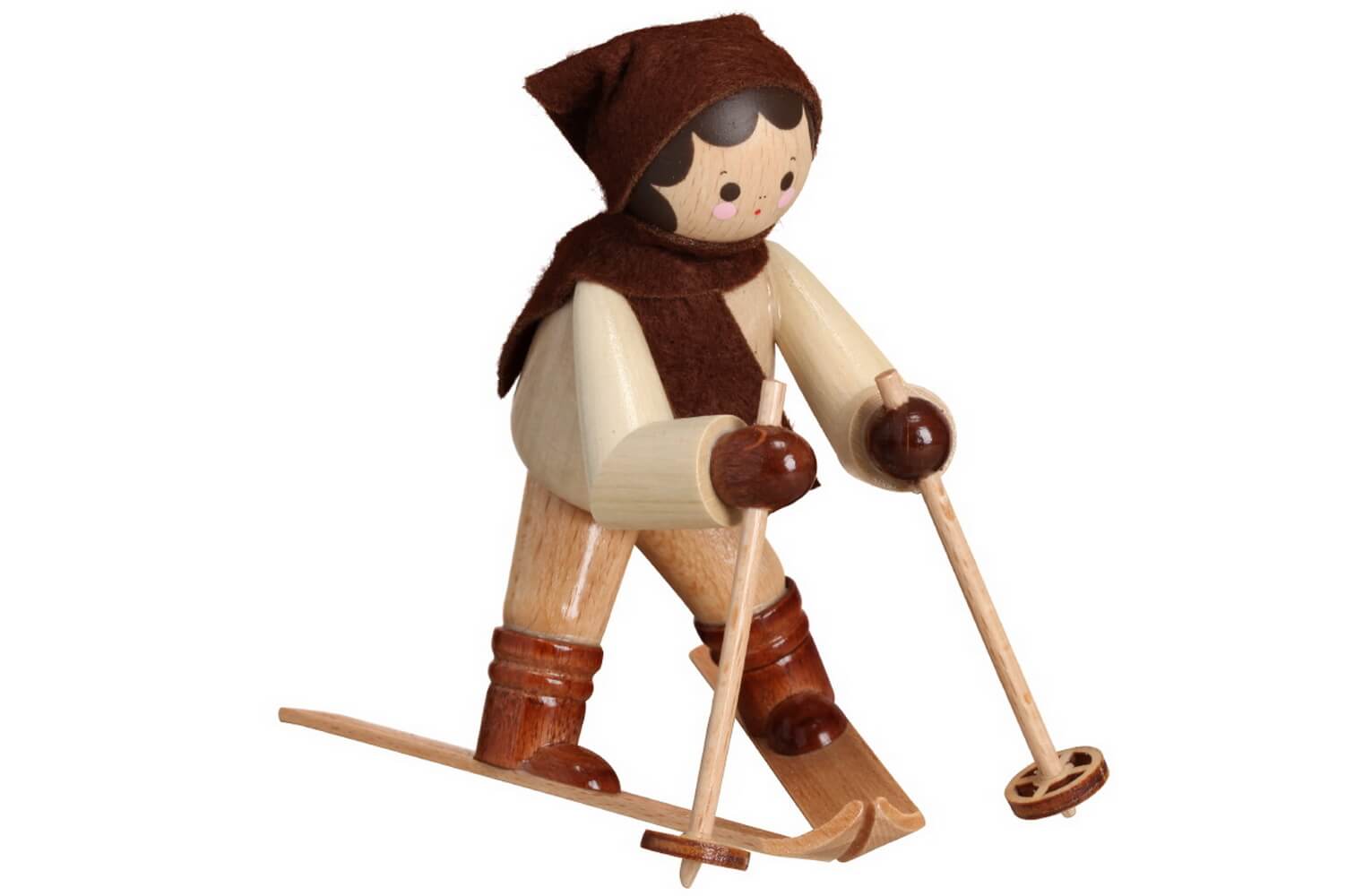 Miniature of a girl beginner skier, nature by Romy Thiel_1