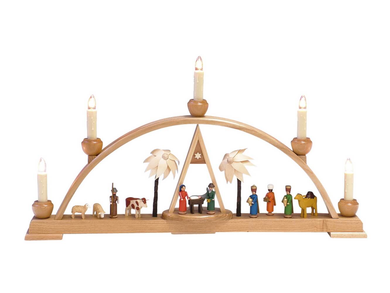 Candle arch with Holy Family, 53 cm by Knuth Neuber_BIld1