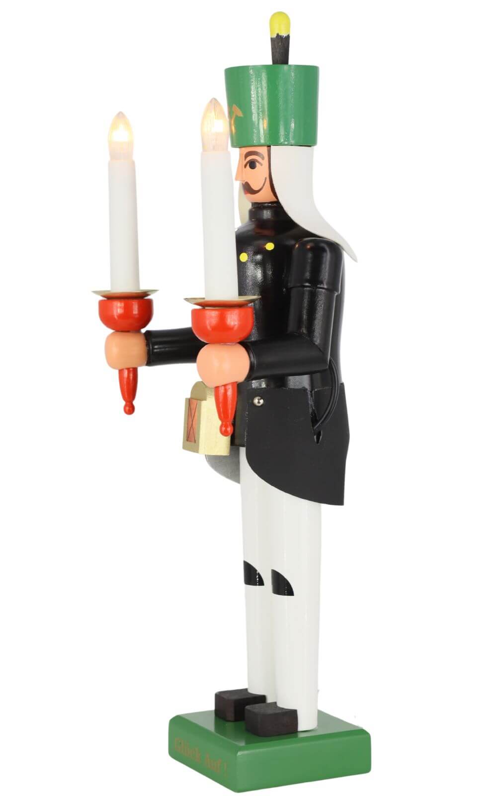 Miner with belly lamp, 38 cm, colored, electrically illuminated by SEIFFEN.COM_5