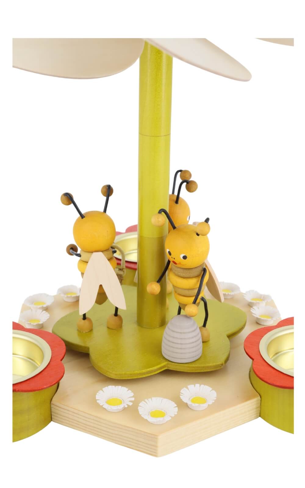 Tea light pyramid with bees, 19 cm by Volker Zenker_2