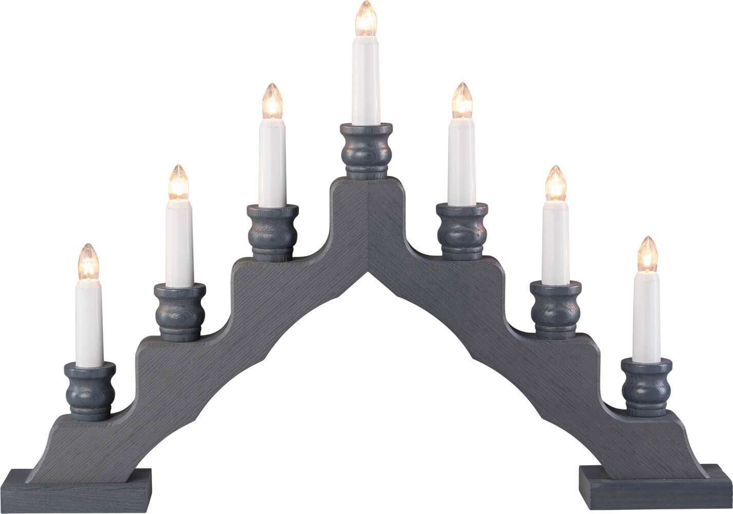 LED Candle arch Trendy Swede, gray from Weigla
