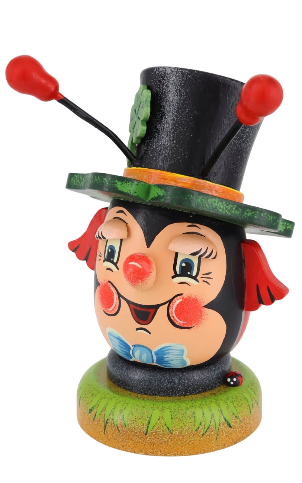 Smoking man Lucky Beetle, 11 cm, colorful by Hubrig Volkskunst_3
