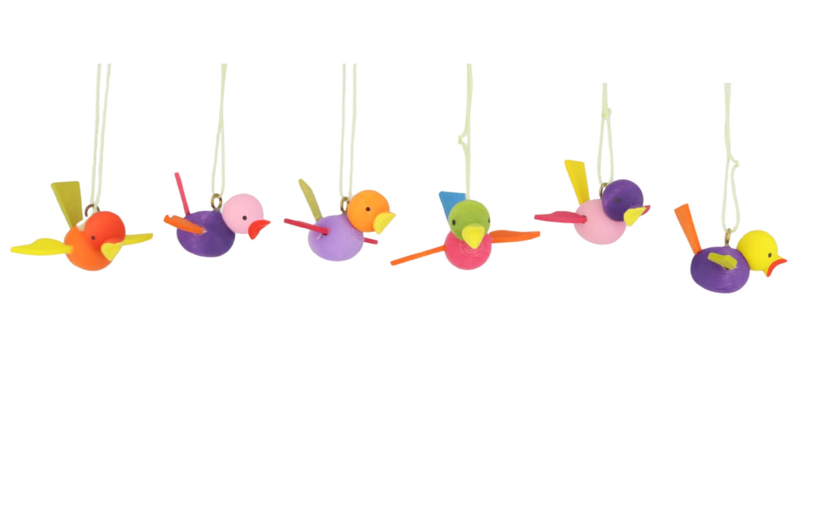 Christmas tree decorations bird, 12 parts