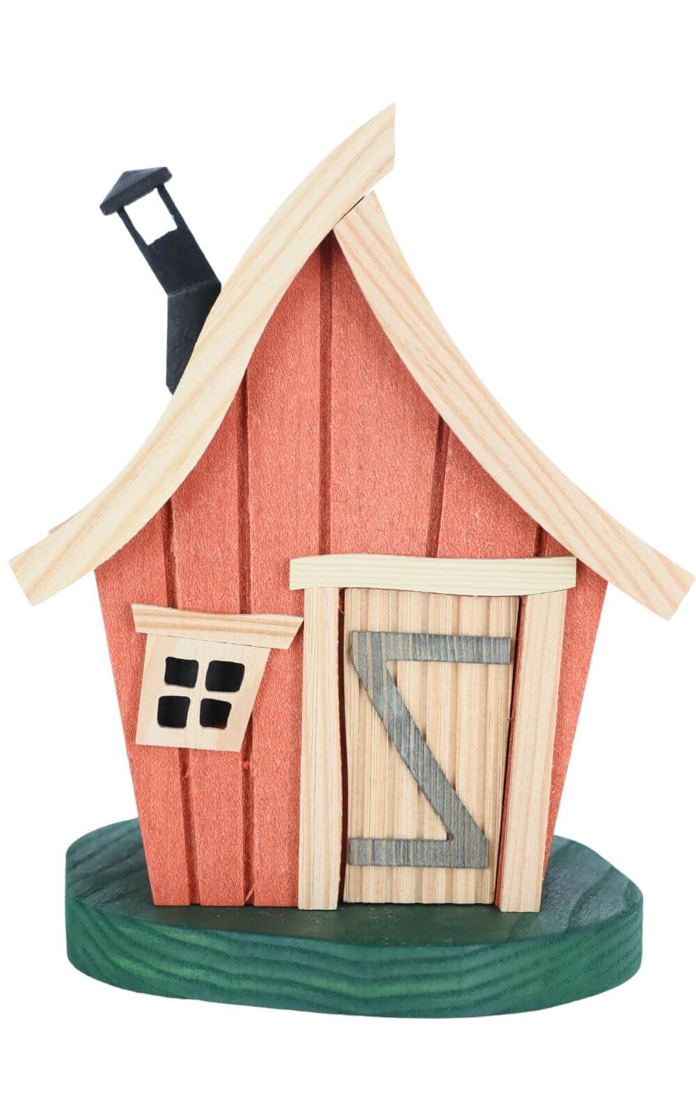 Smoking man Smokehouse Adventure, 20 cm, colored by Richard Glässer_2