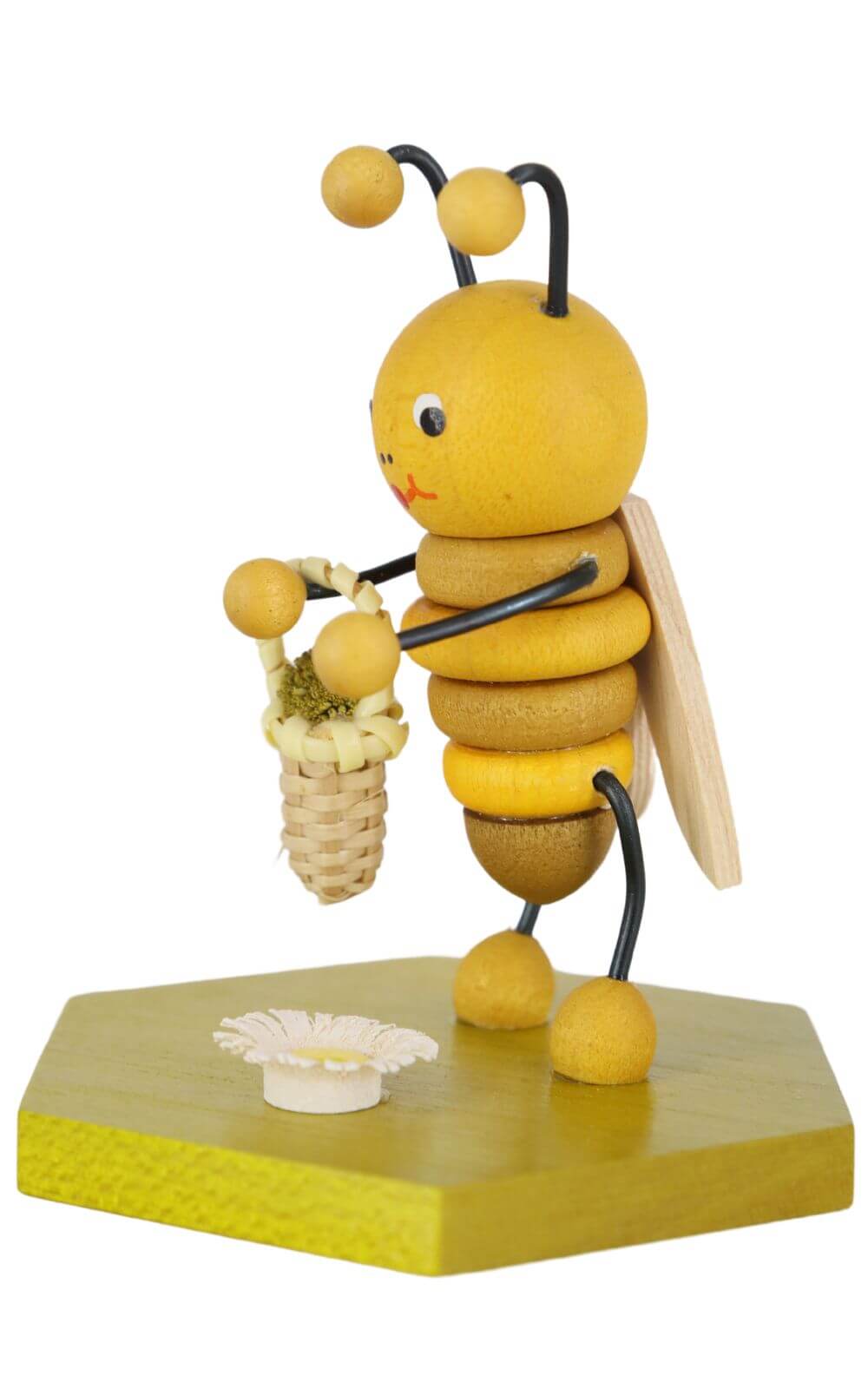 Bee with flower basket, 8 cm by Ralf Zenker_pic3