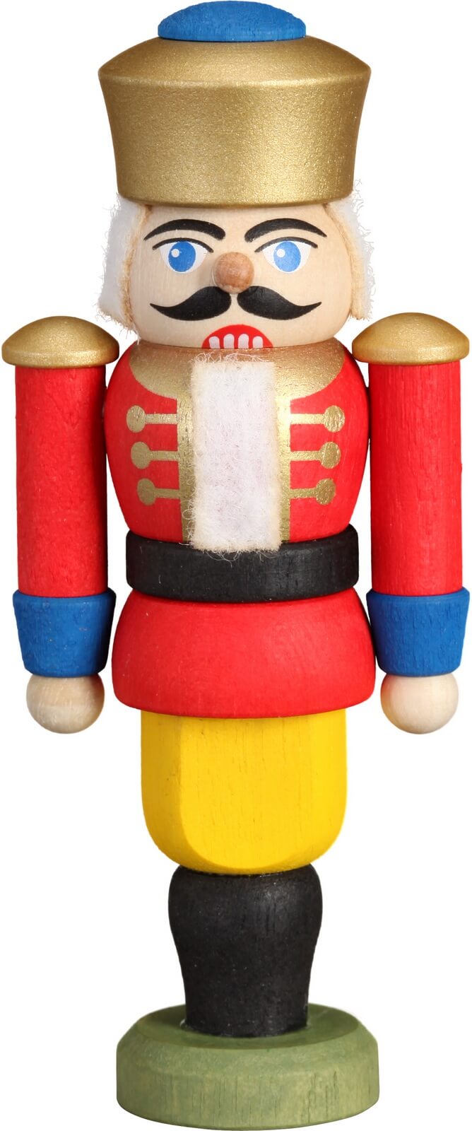 Nutcracker King, 9 cm by Seiffener Volkskunst eG