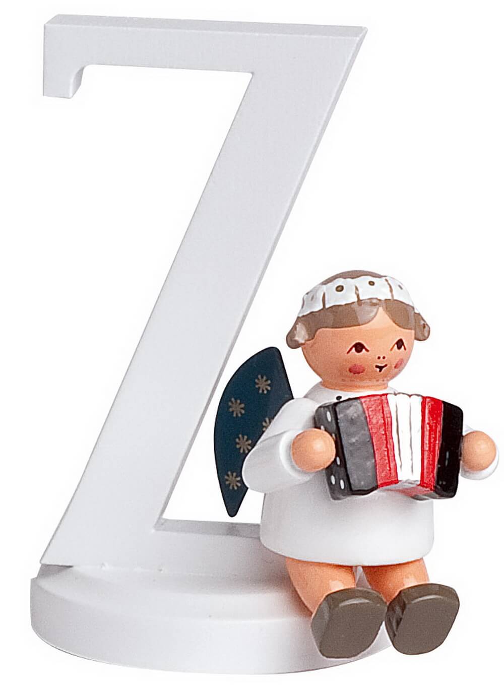 Christmas angel with the letter Z, 7 cm by KWO