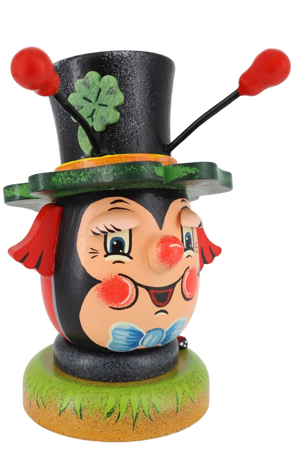Smoking man Lucky Beetle, 11 cm, colorful by Hubrig Volkskunst_2