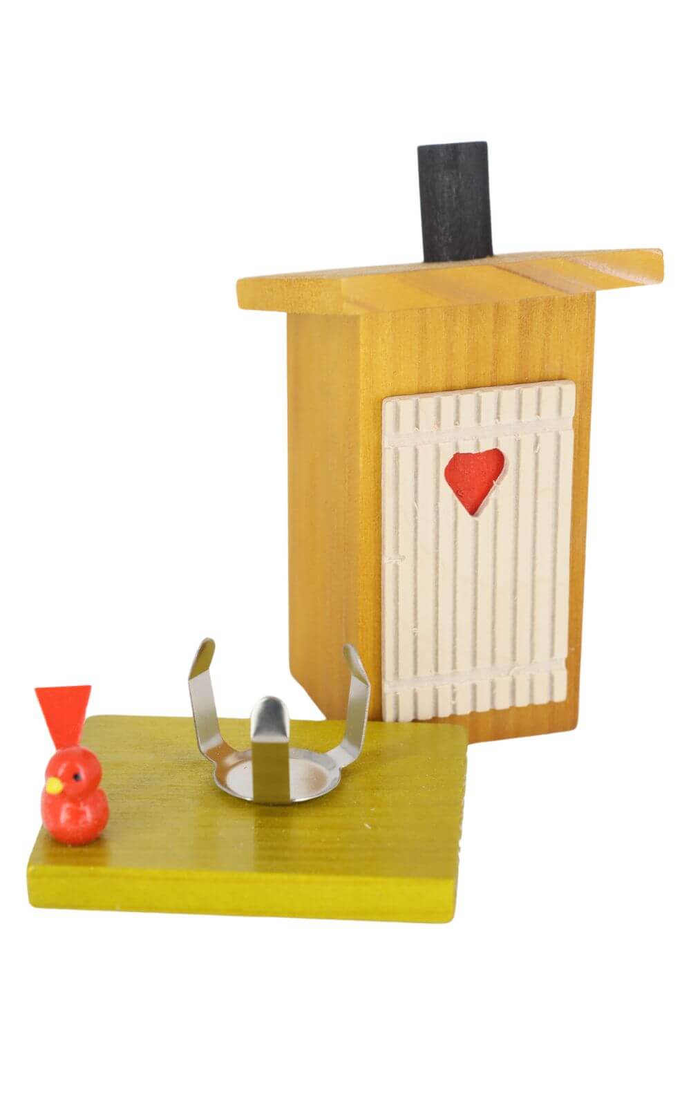 Smoking man - Smoking house Herzhäusel, 9 cm by Ralf Zenker_4