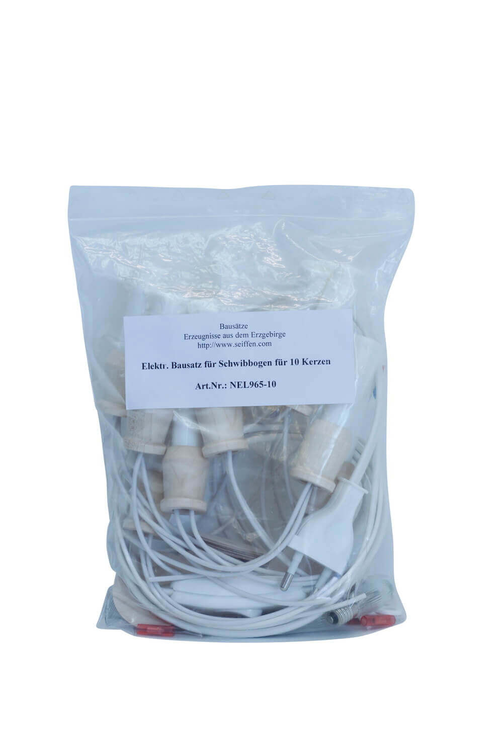 Electric kit for 10 candle arch with grommet and disc by SEIFFEN.COM