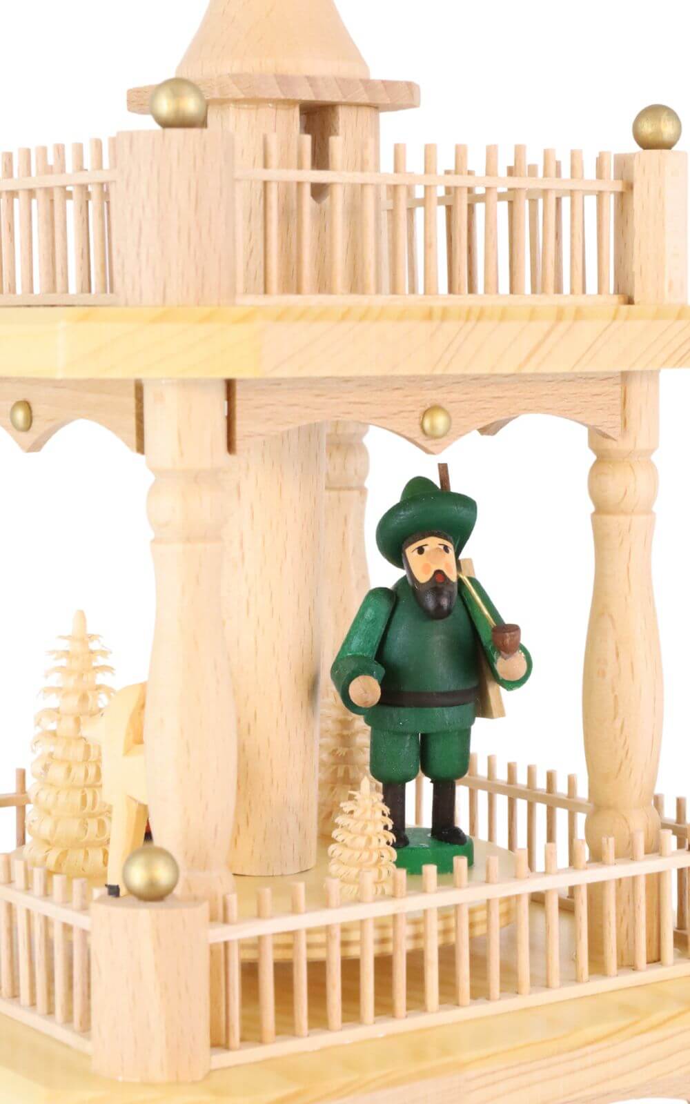 Christmas pyramid with Erzgebirge motifs, 3 storey by Richard Glässer_3