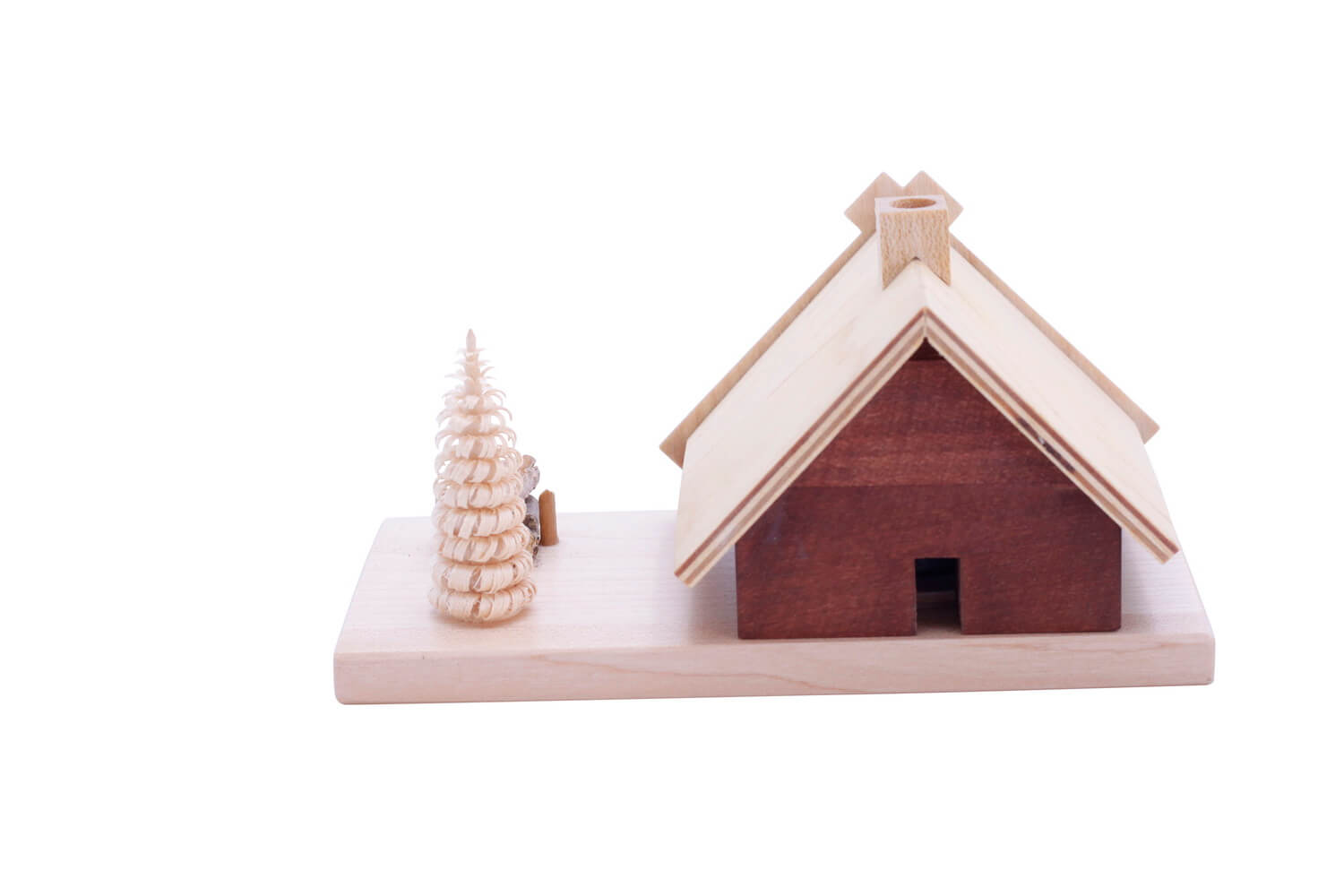 Smokehouse ski hut, nature, 15 cm by SEIFFEN.COM_2