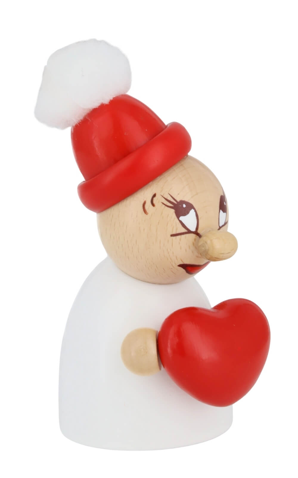 Valentine with red wooden hat and pompom - Clumsy by Steinbach_3