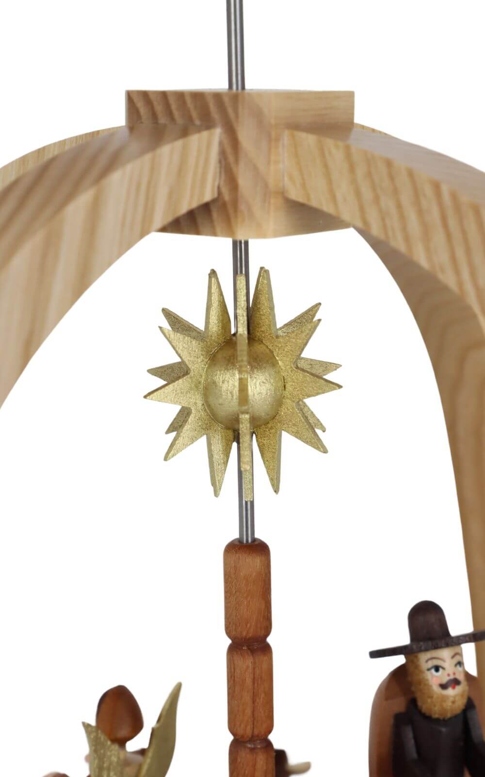 Tealight Christmas pyramid with crib, 2 - tiered by Knuth Neuber_6