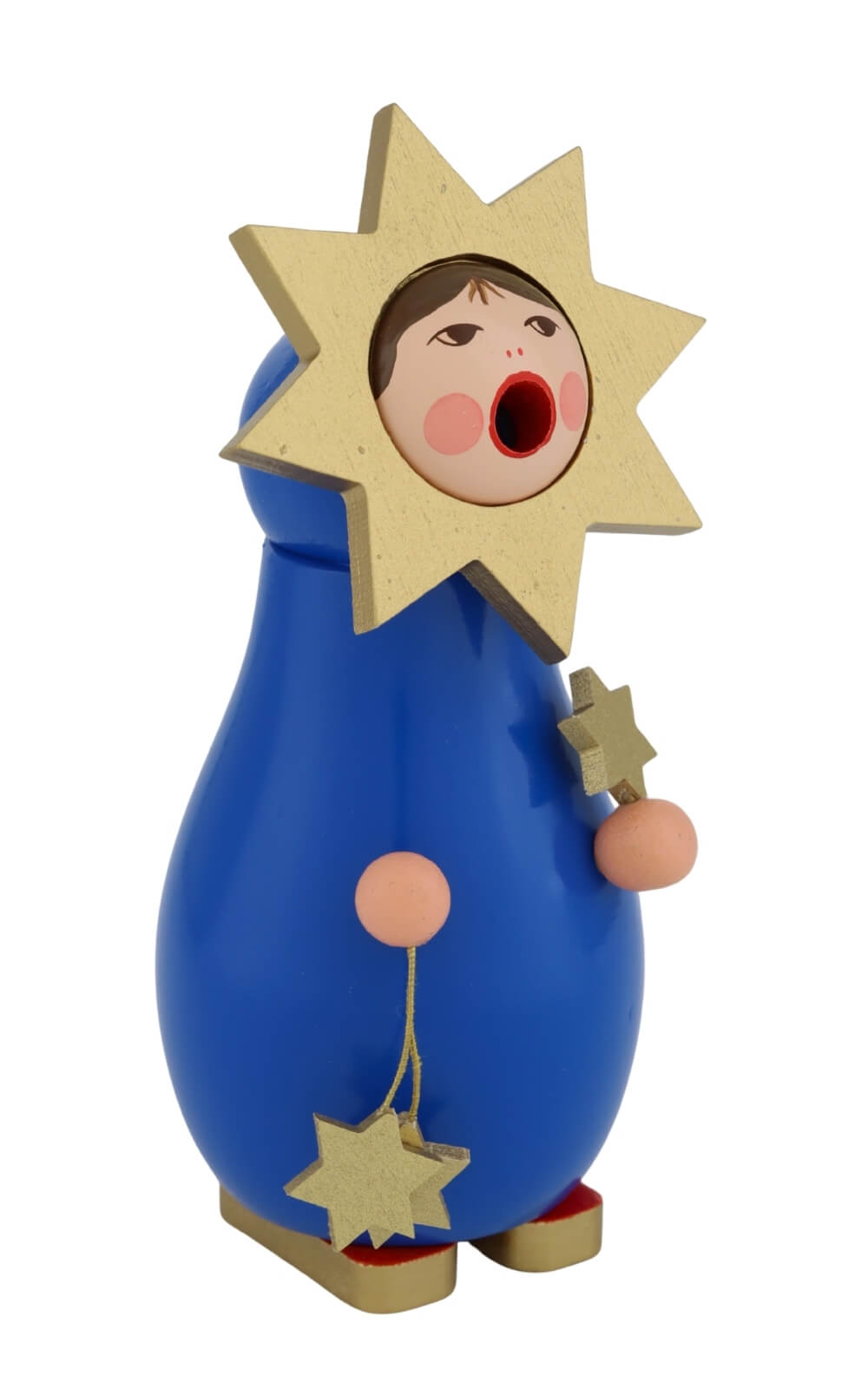 Smoking man star, 11 cm by Richard Glässer