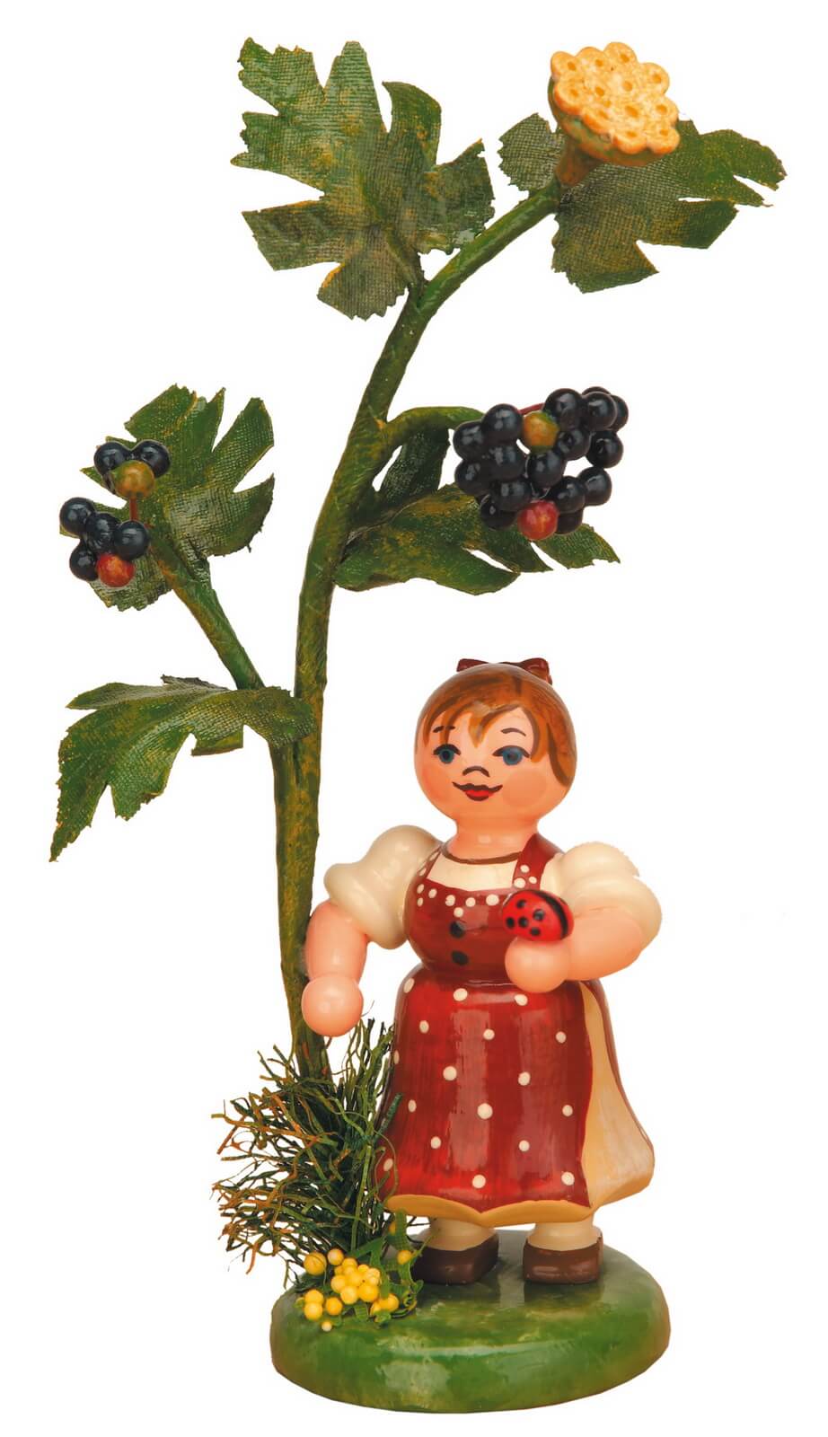 Autumn child with elderberry by Hubrig Volkskunst