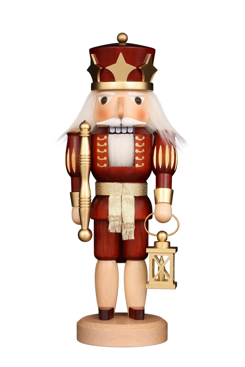 Nutcracker Prince, natural-gold, 37 cm by Christian Ulbricht