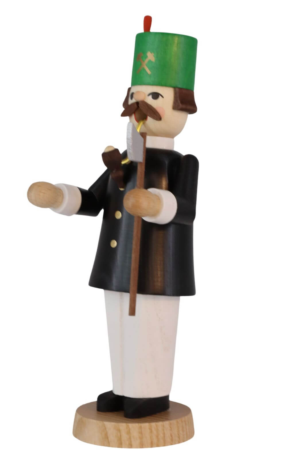 Smoking man miner, 21 cm by Richard Glässer_1
