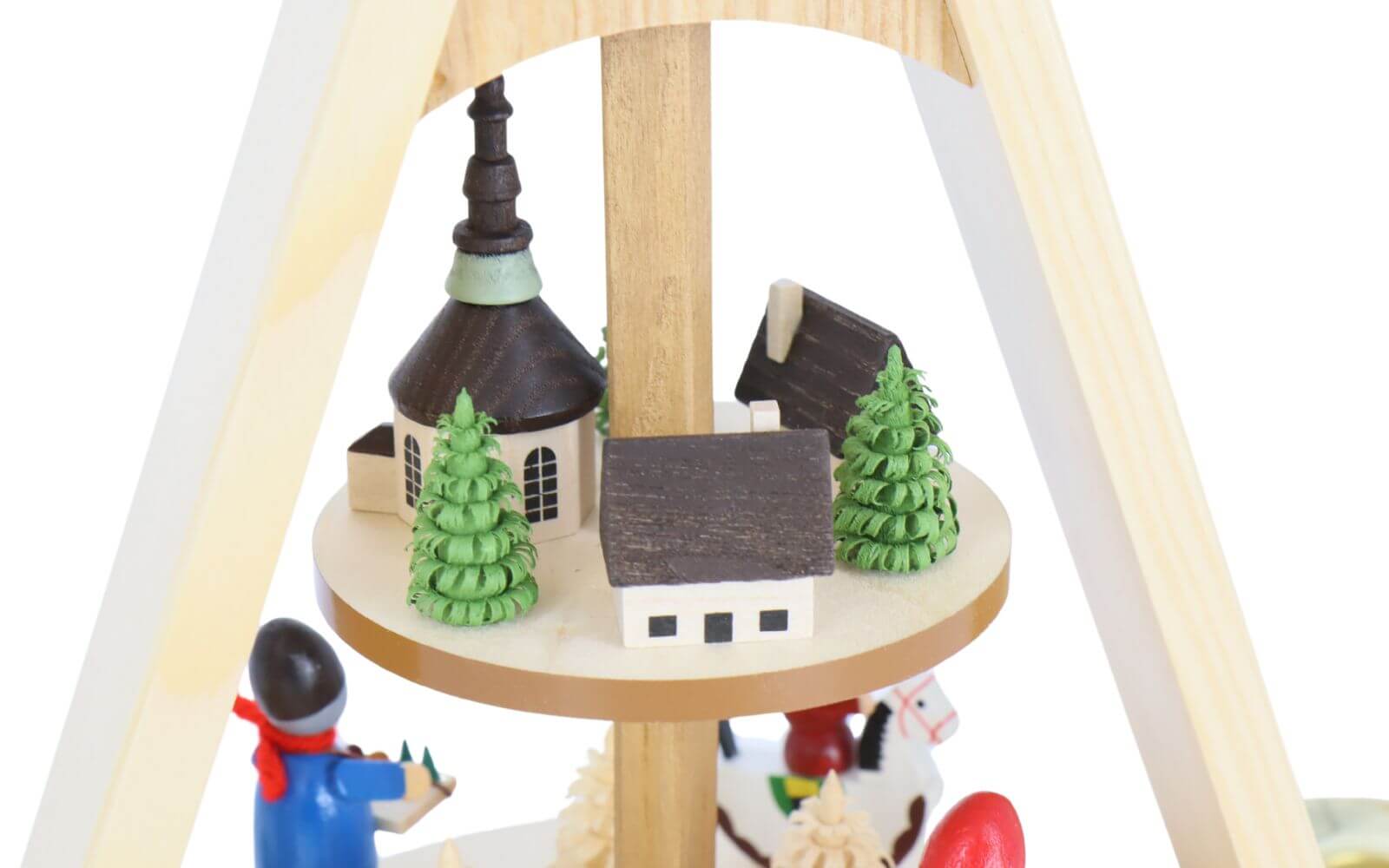 Christmas pyramid Seiffen village with Santa Claus by Knuth Neuber_4