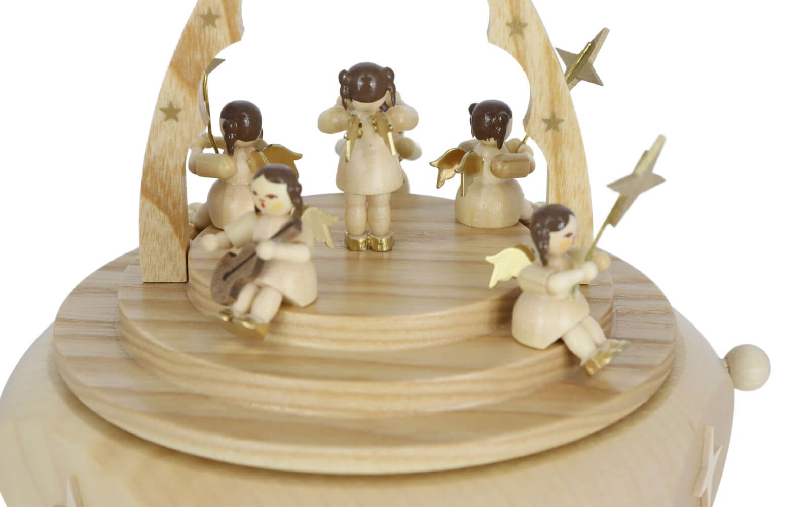 Music box angel concert, natural, 15 cm by Richard Glässer GmbH_4